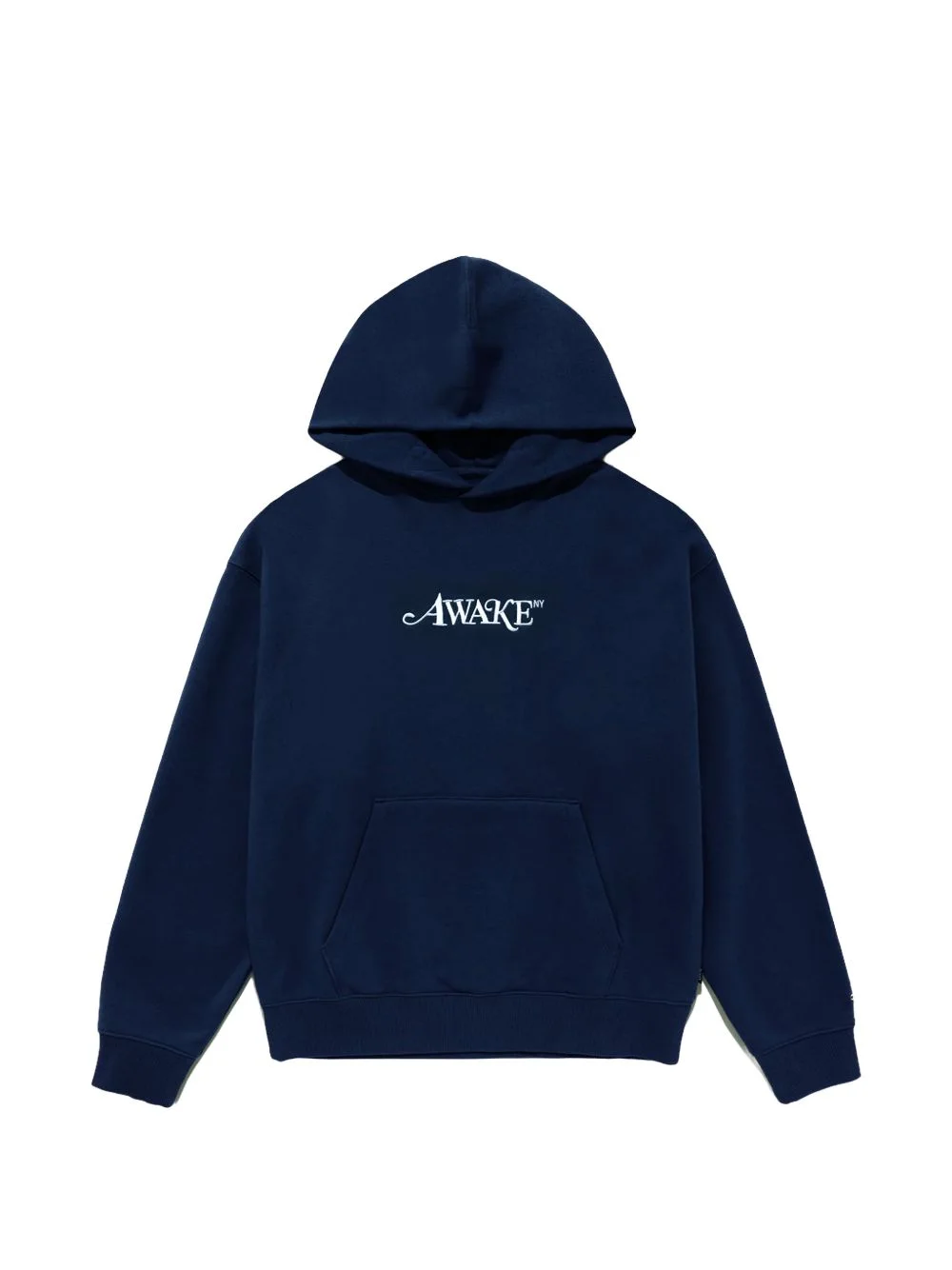 logo-embroidered hoodie - 1