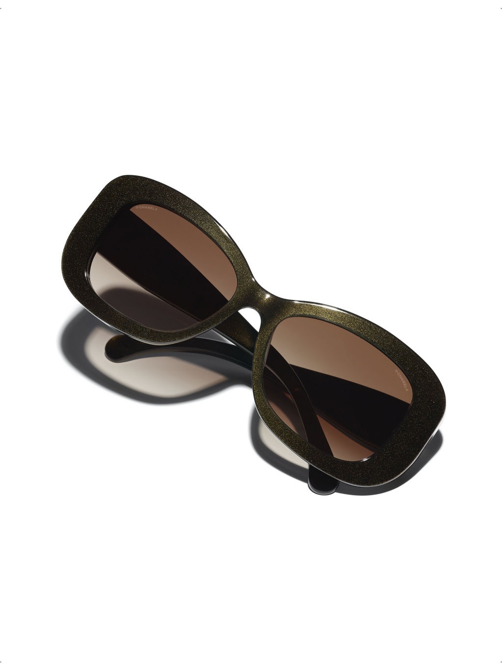 CH5468B rectangle-frame acetate sunglasses - 4