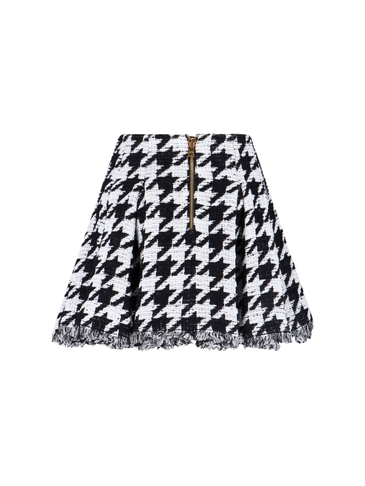 HOUNDSTOOTH MINI SKIRT - 2