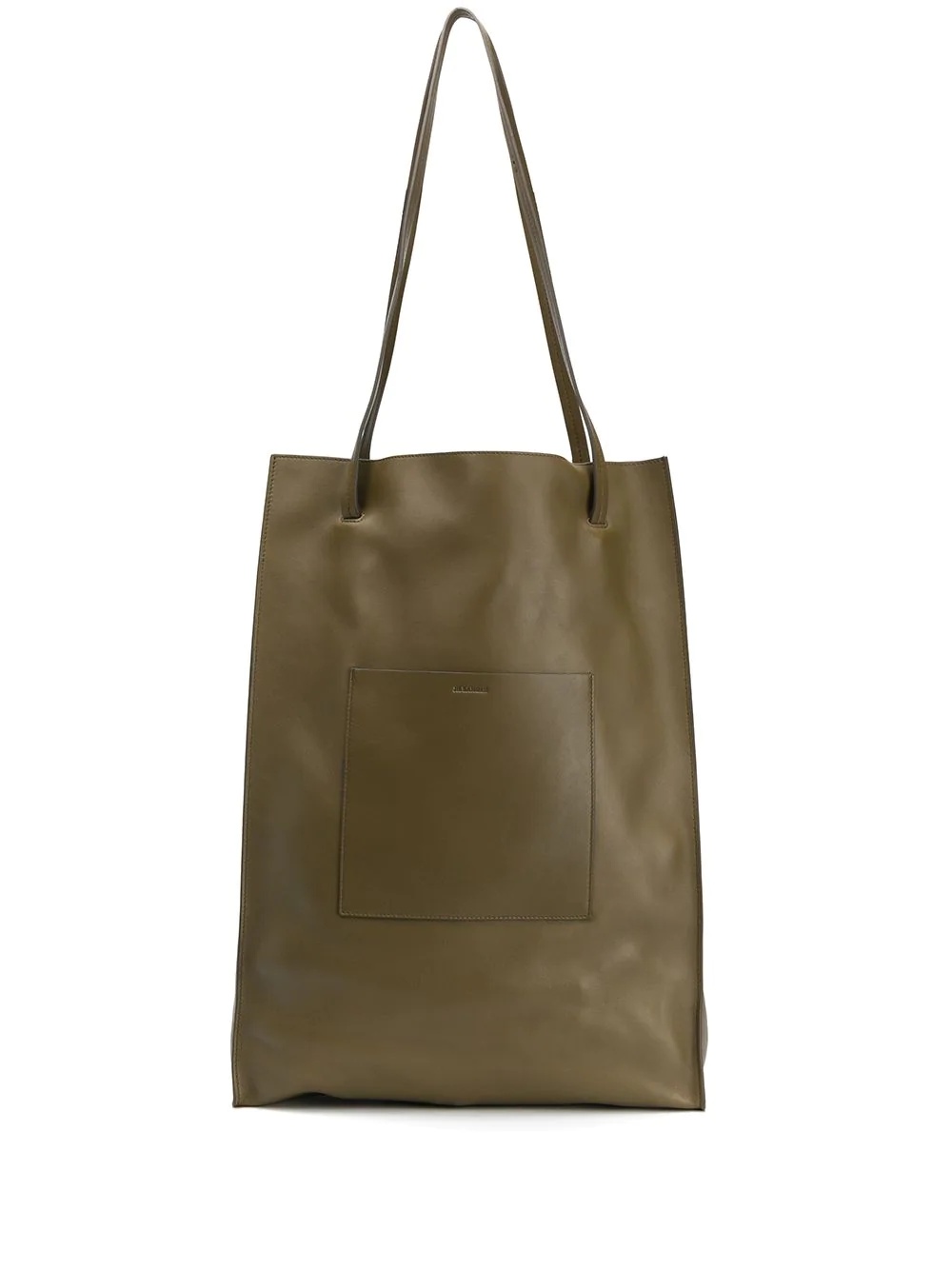 rectangular shopper tote - 1