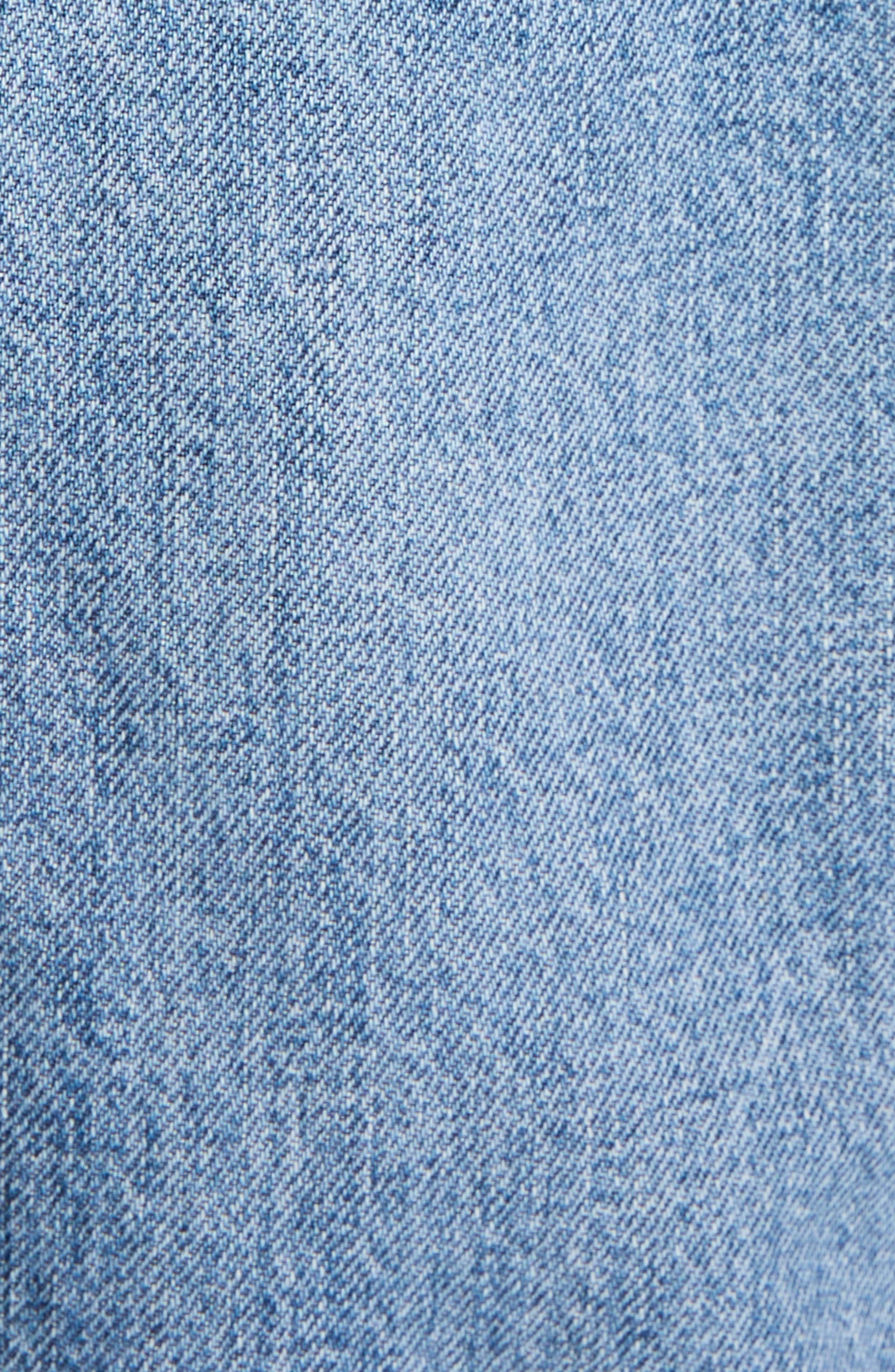 Bottega Veneta Straight Leg Jeans in 4715 Mid Blue at Nordstrom - 6