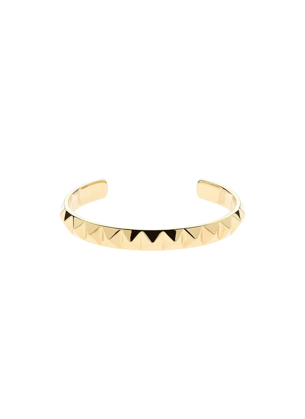 GOLD PYRAMID BANGLE - 1