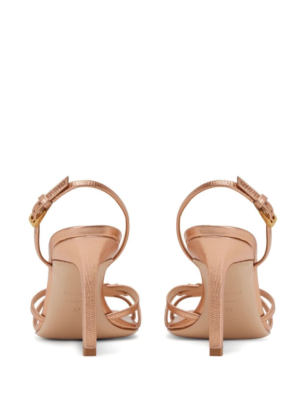 Whitney 85mm metallic sandals - 5