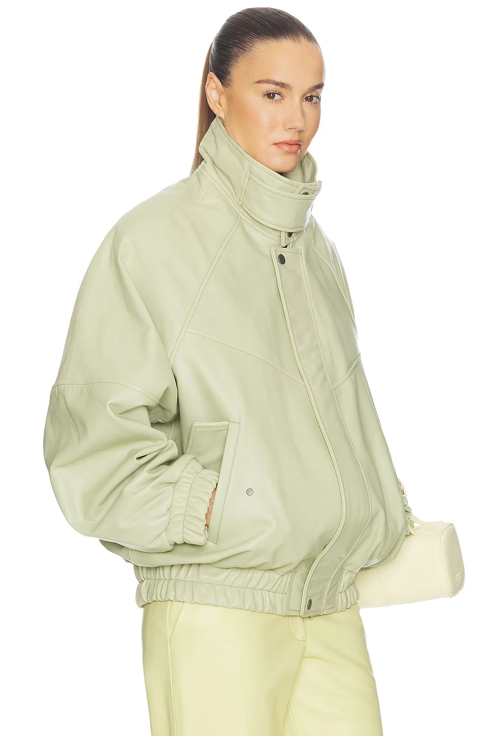 The Oversized Leather Bomber - 1