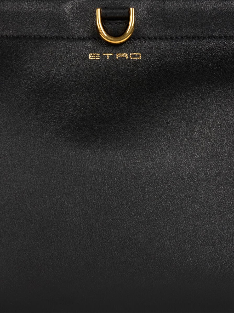 MEDIUM LEATHER CLUTCH TALK - 4