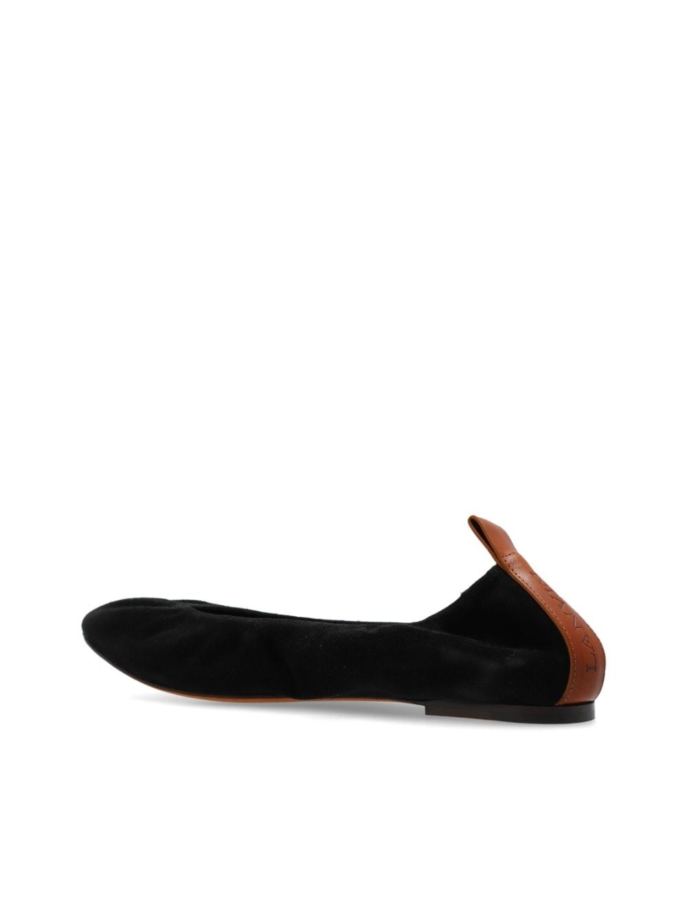 leather ballerina shoes - 5
