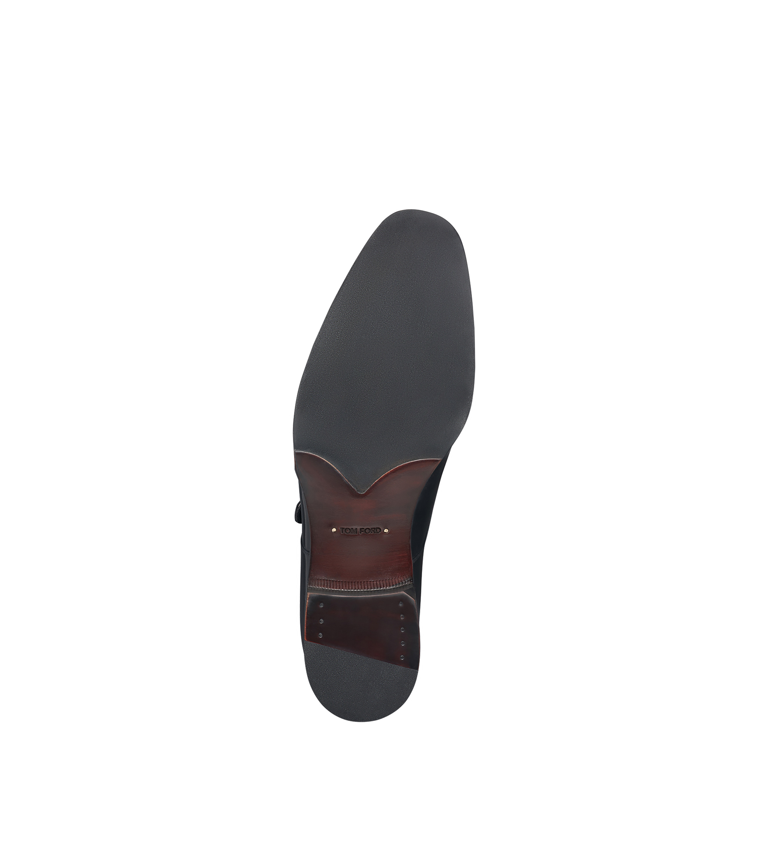 BURNISHED LEATHER TUDOR SINGLE MONK STRAP - 4