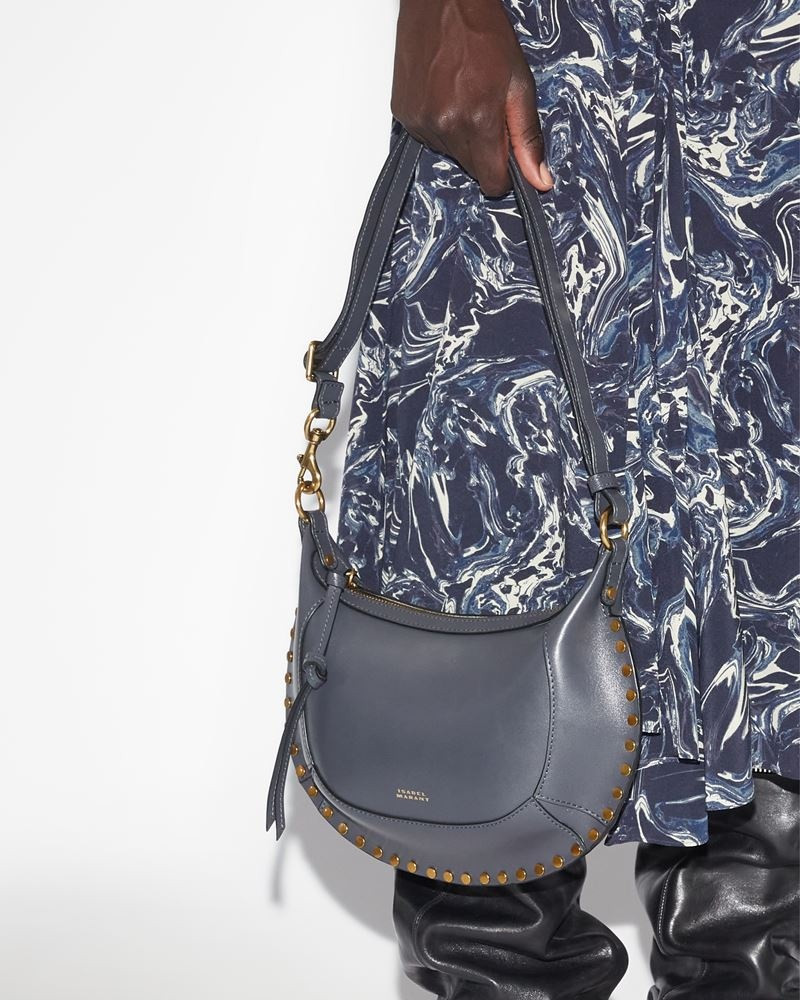 OSKAN MOON LEATHER SHOULDER BAG 4