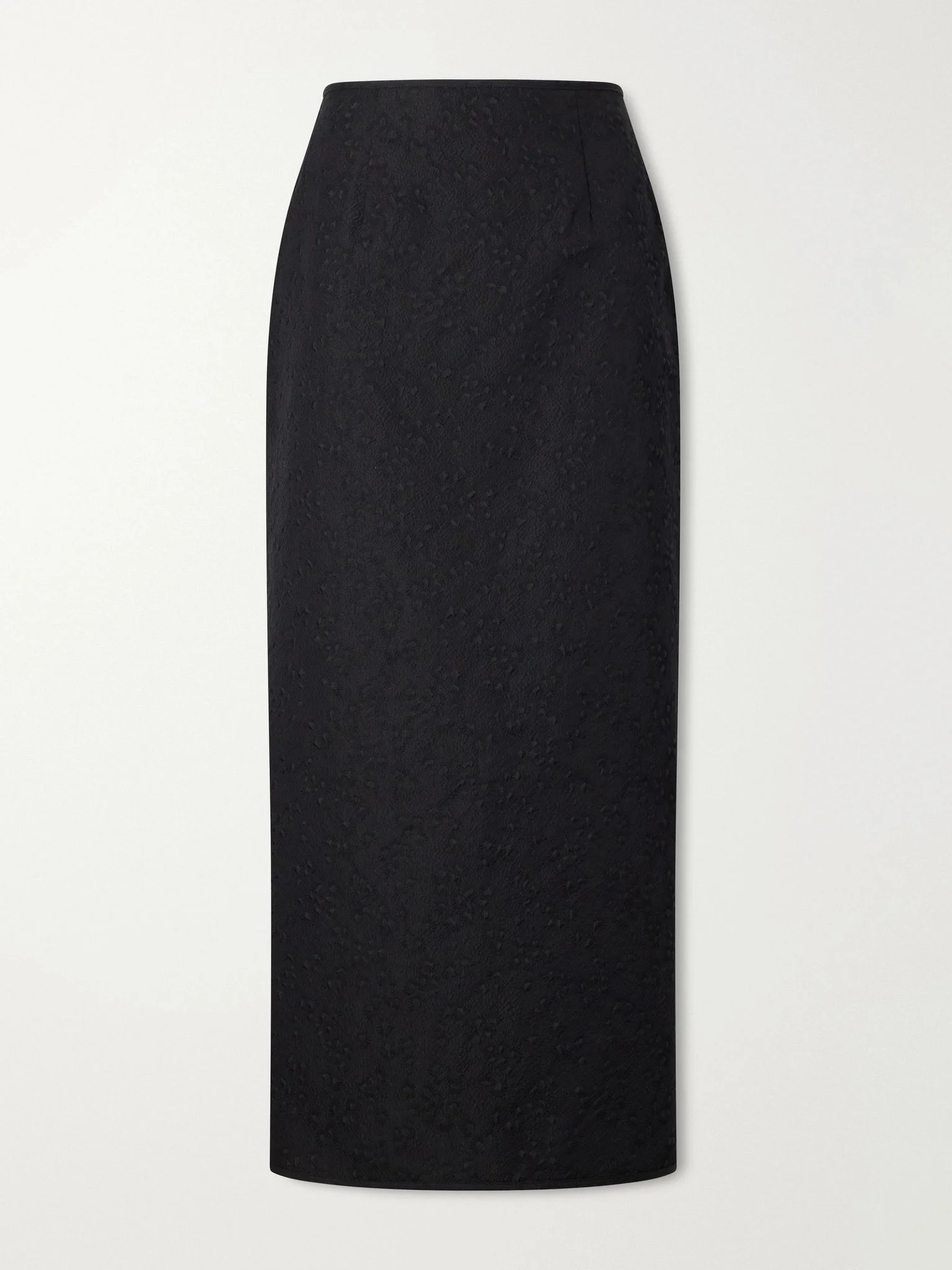CBUka cotton-blend matelassé midi skirt Black - 1