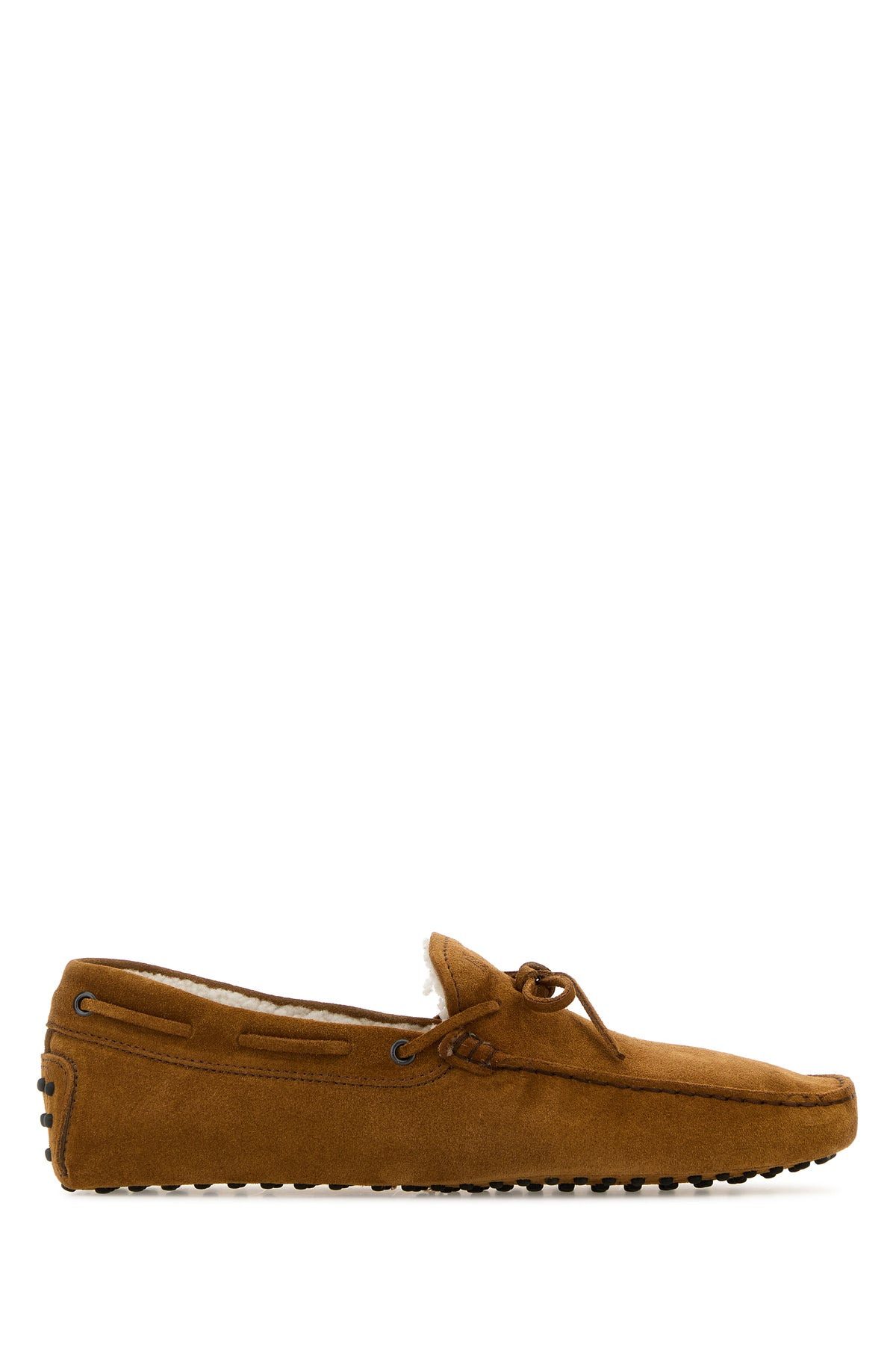 Camel suede loafers - 1