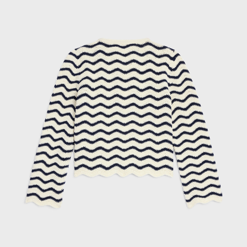CELINE cardigan jacket IN crochet cotton outlook
