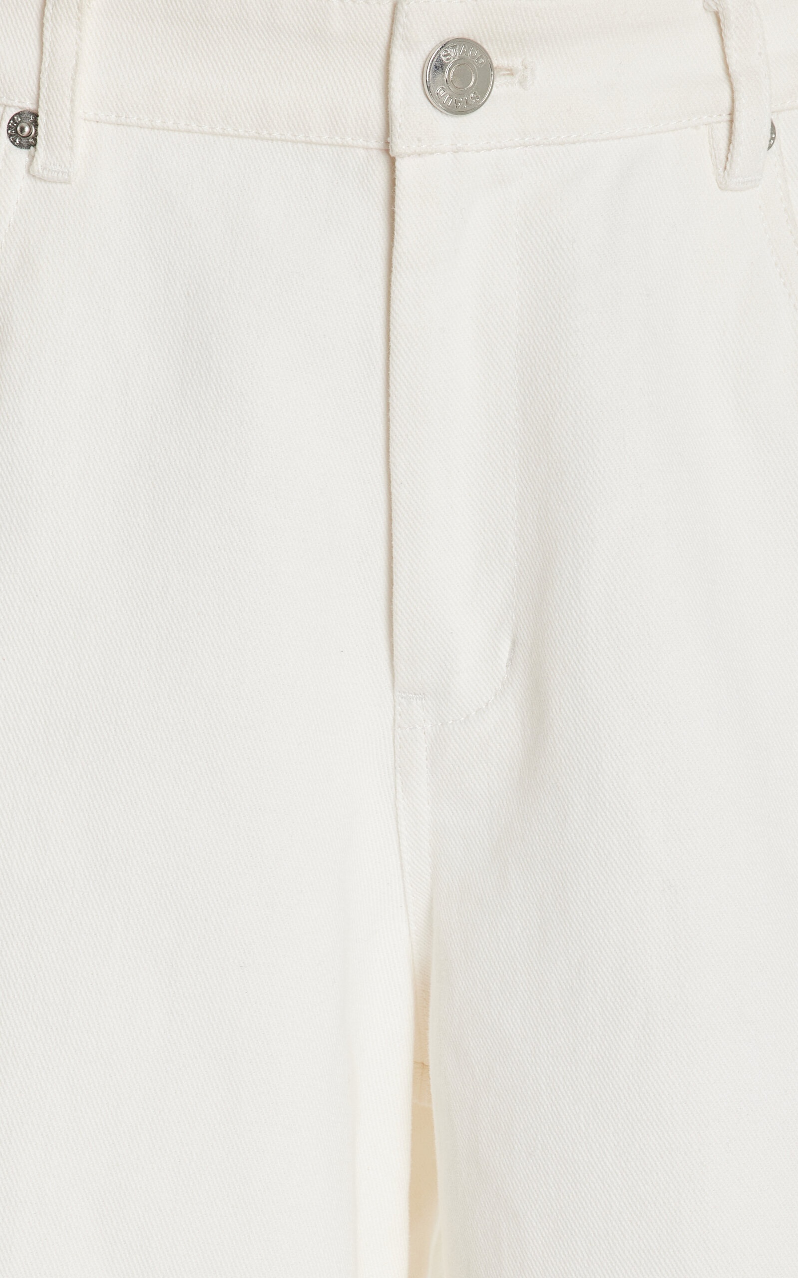 Grayson Cotton-Blend Wide-Leg Pants white - 5