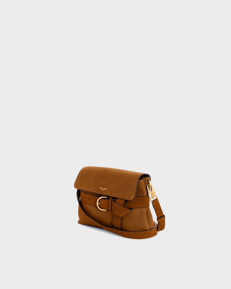 Lexington Suede Flap Bag 2
