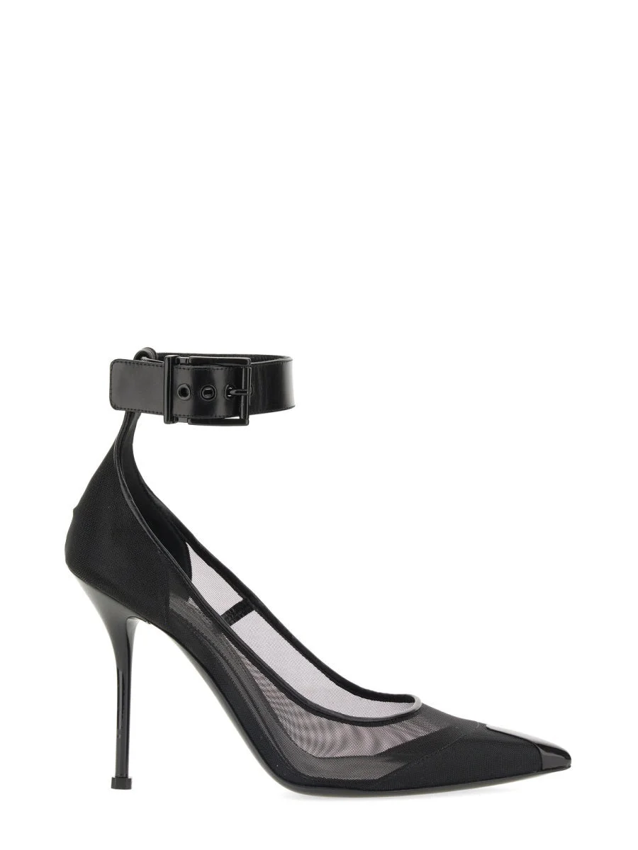 Alexander Mcqueen Women Punk Pumps With Strap - 1