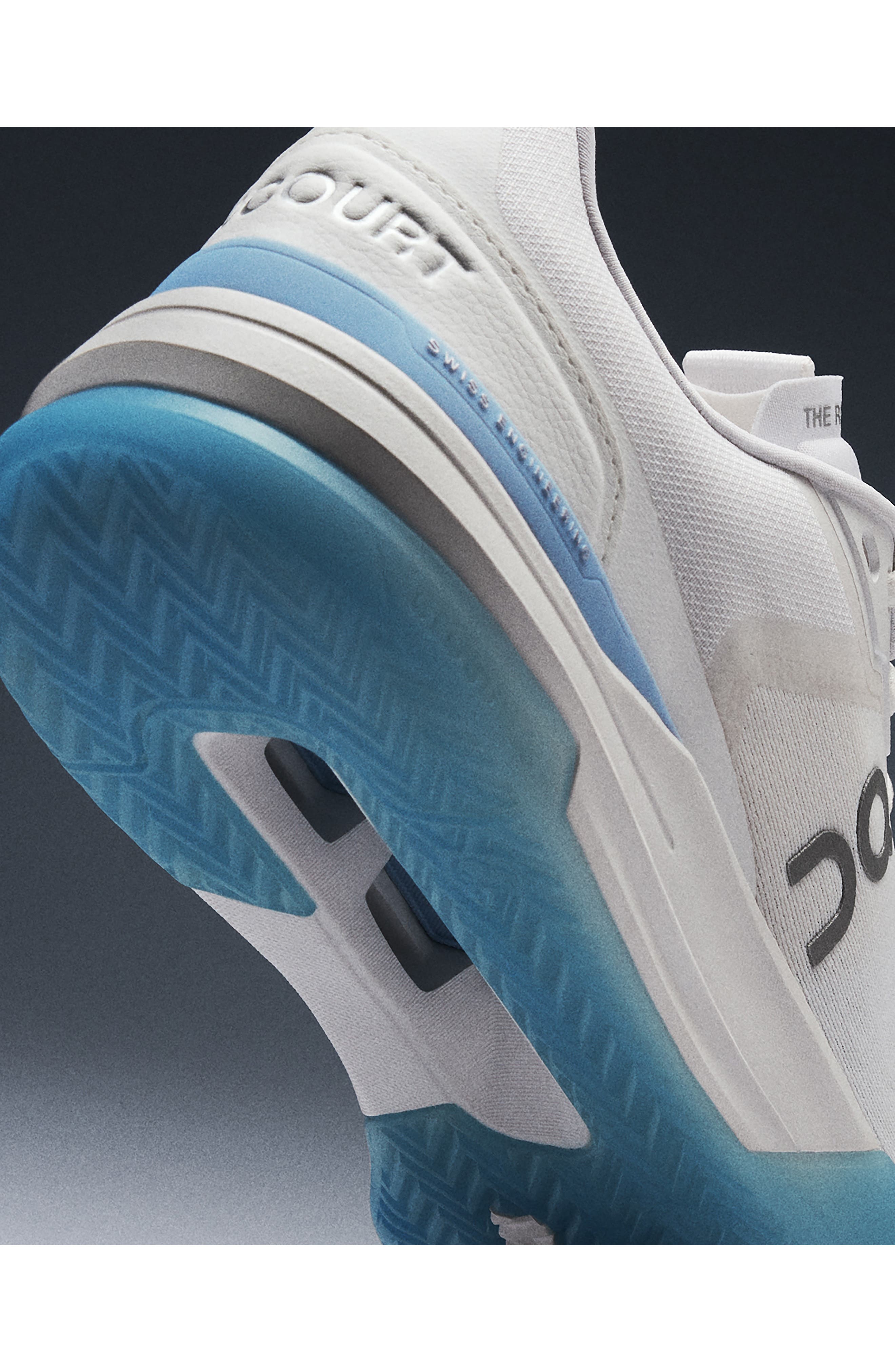On THE ROGER Adv Pro Tennis Shoe in White/Chambray at Nordstrom - 6