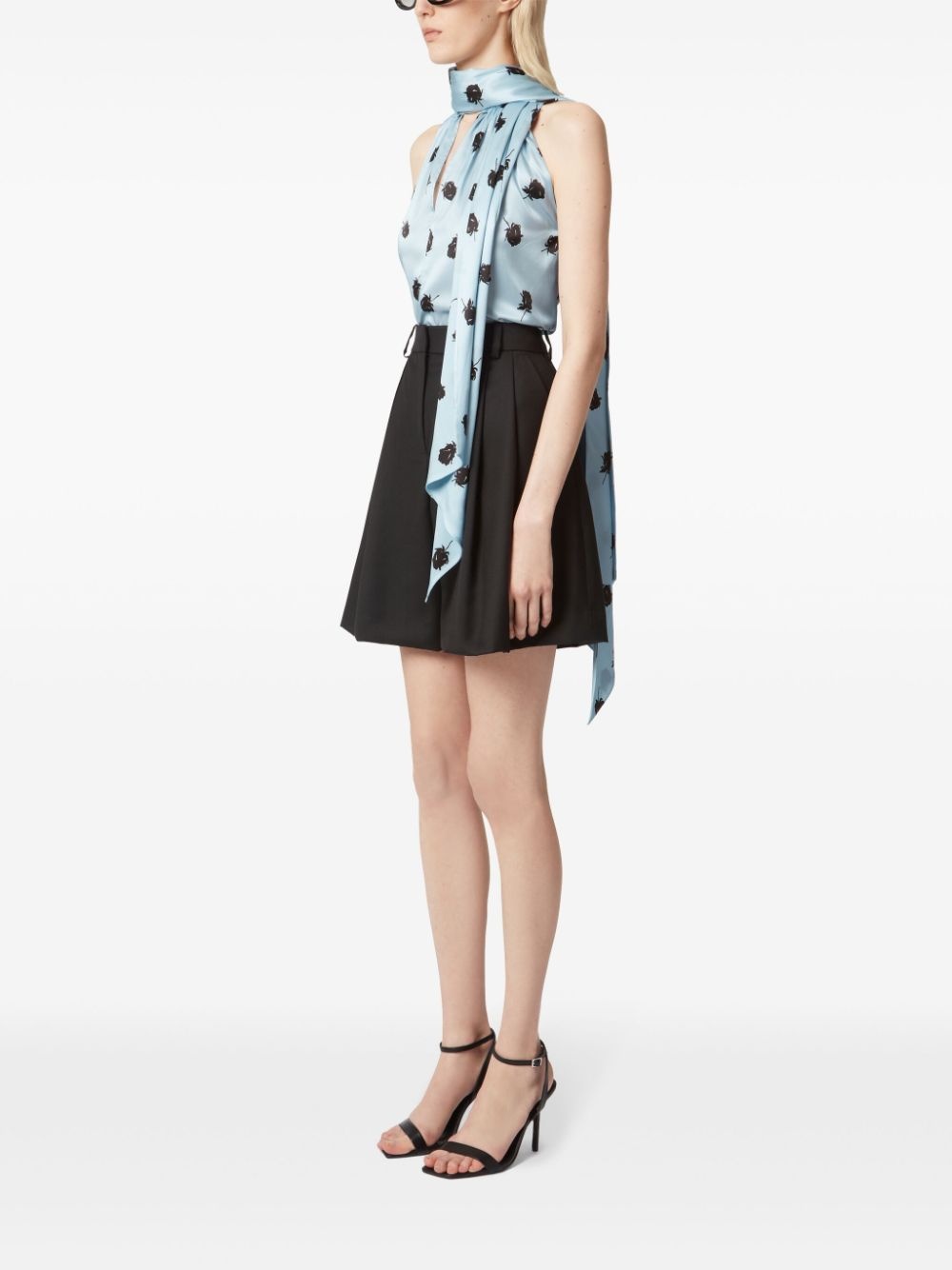 floral-print blouse - 3