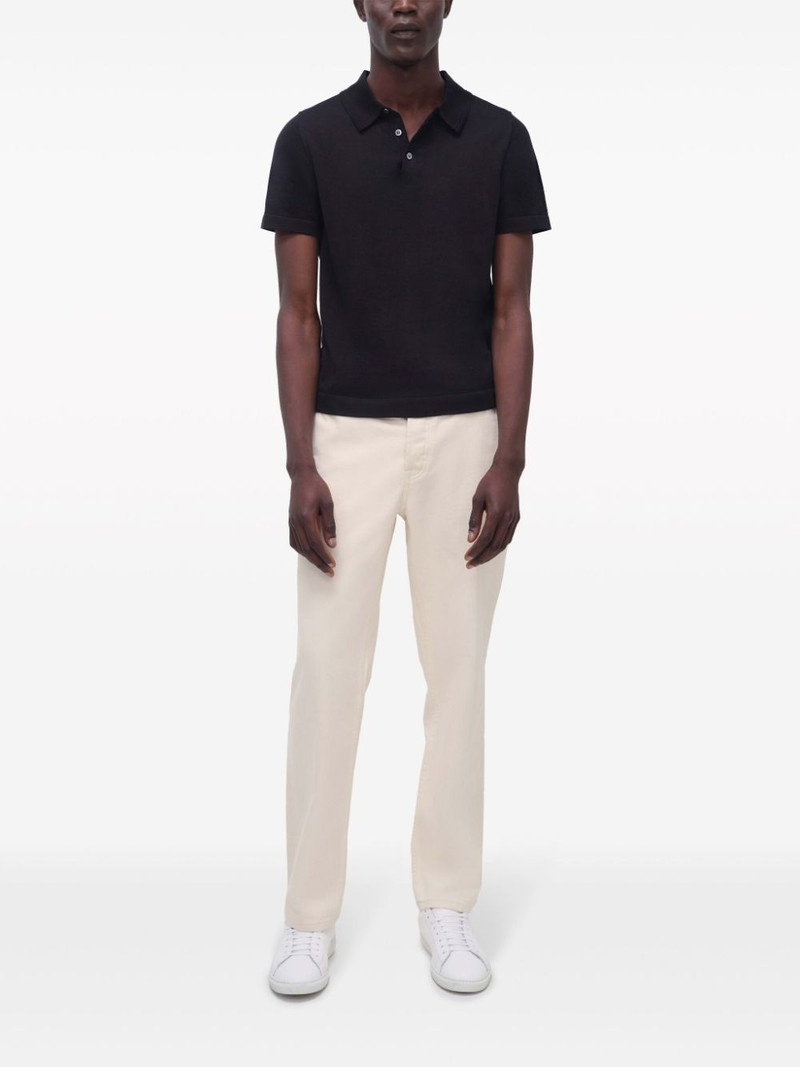 SIMKHAI Barron cotton polo shirt outlook