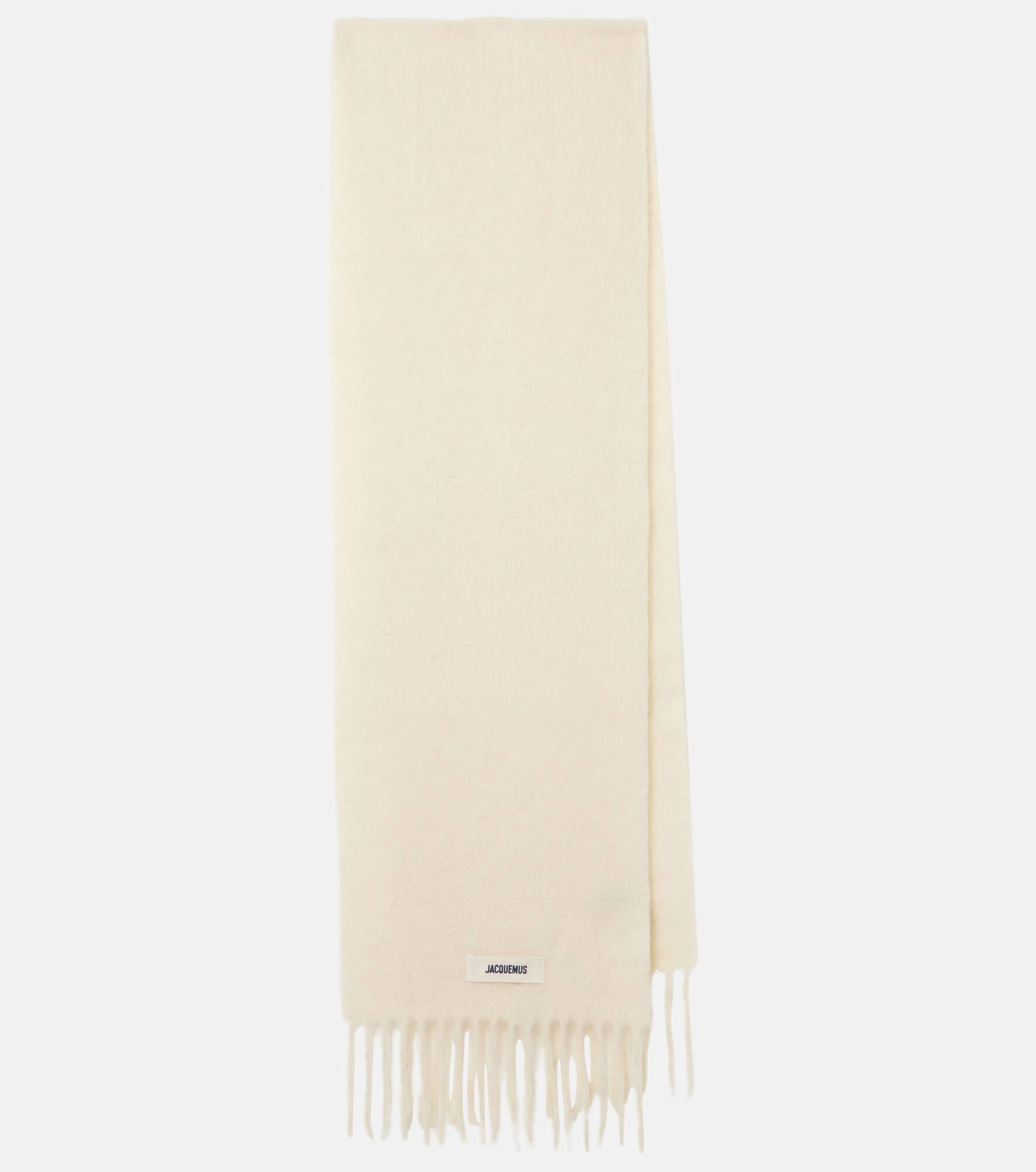 Carro alpaca, mohair, and wool-blend scarf - 1