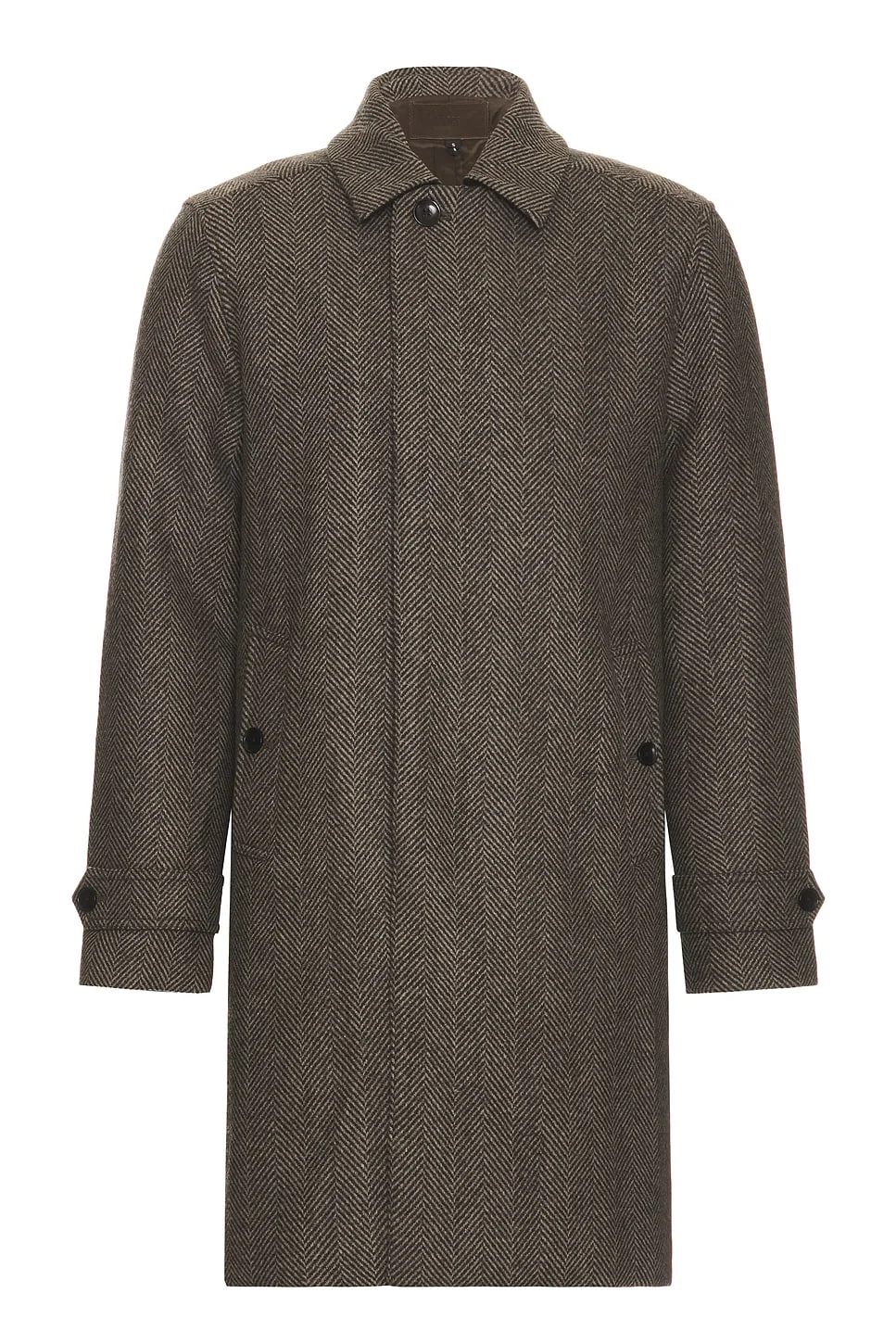 Brunetti Herringbone Coat - 1