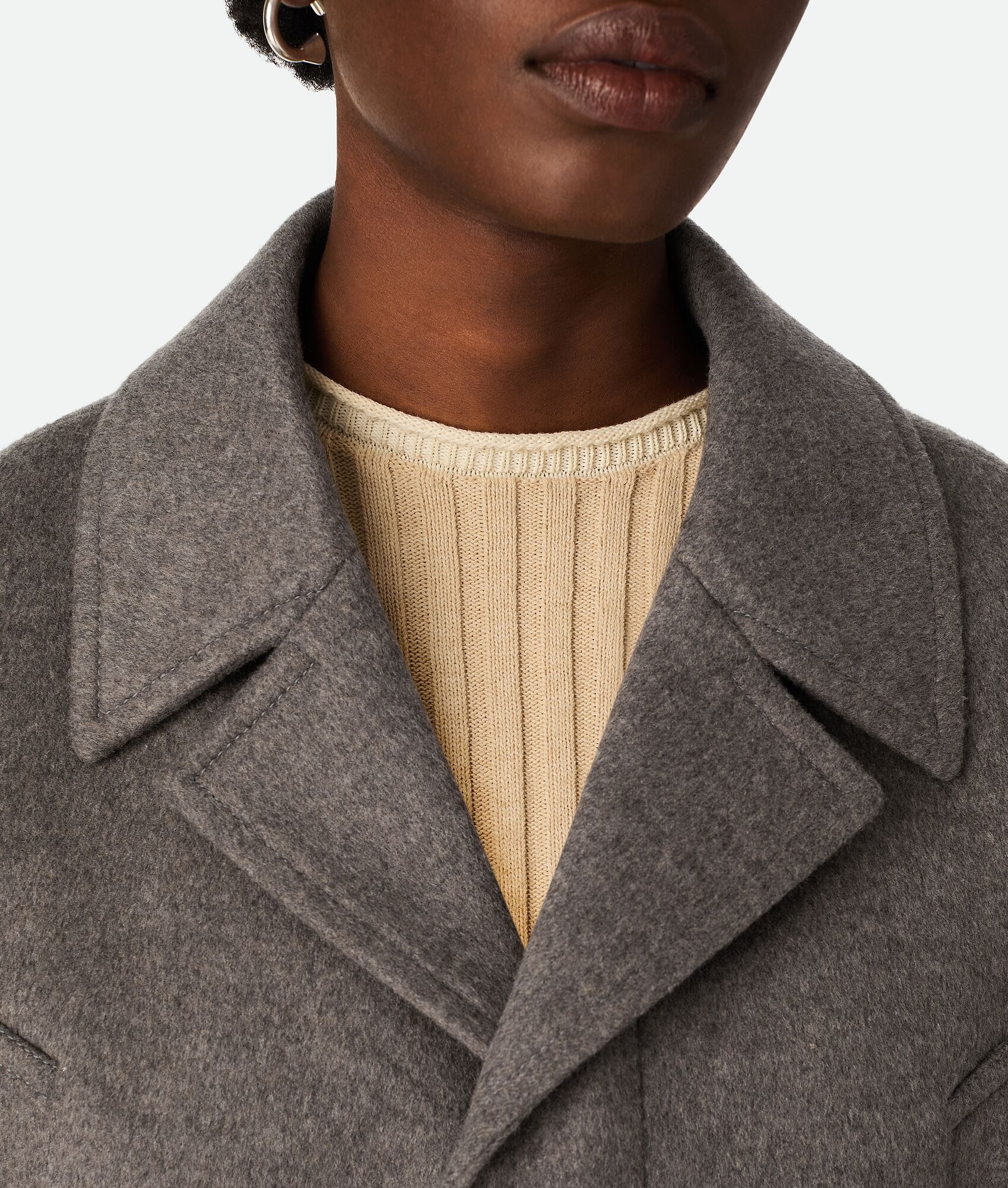 Double Wool Cashmere Blouson - 4