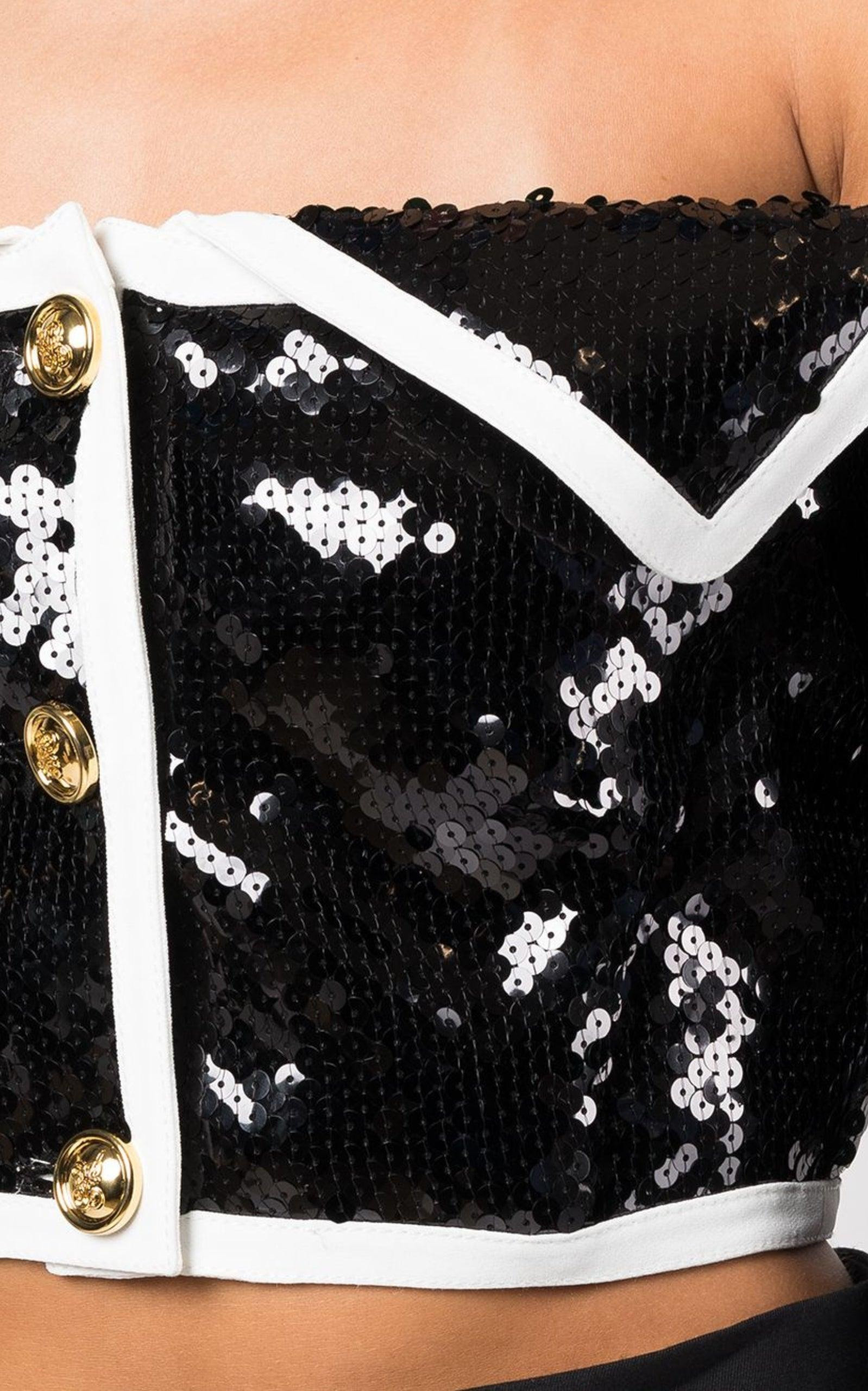 Sequin Bustier Jacket - 5