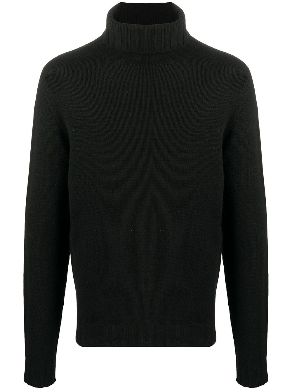 logo turtleneck jumper - 1