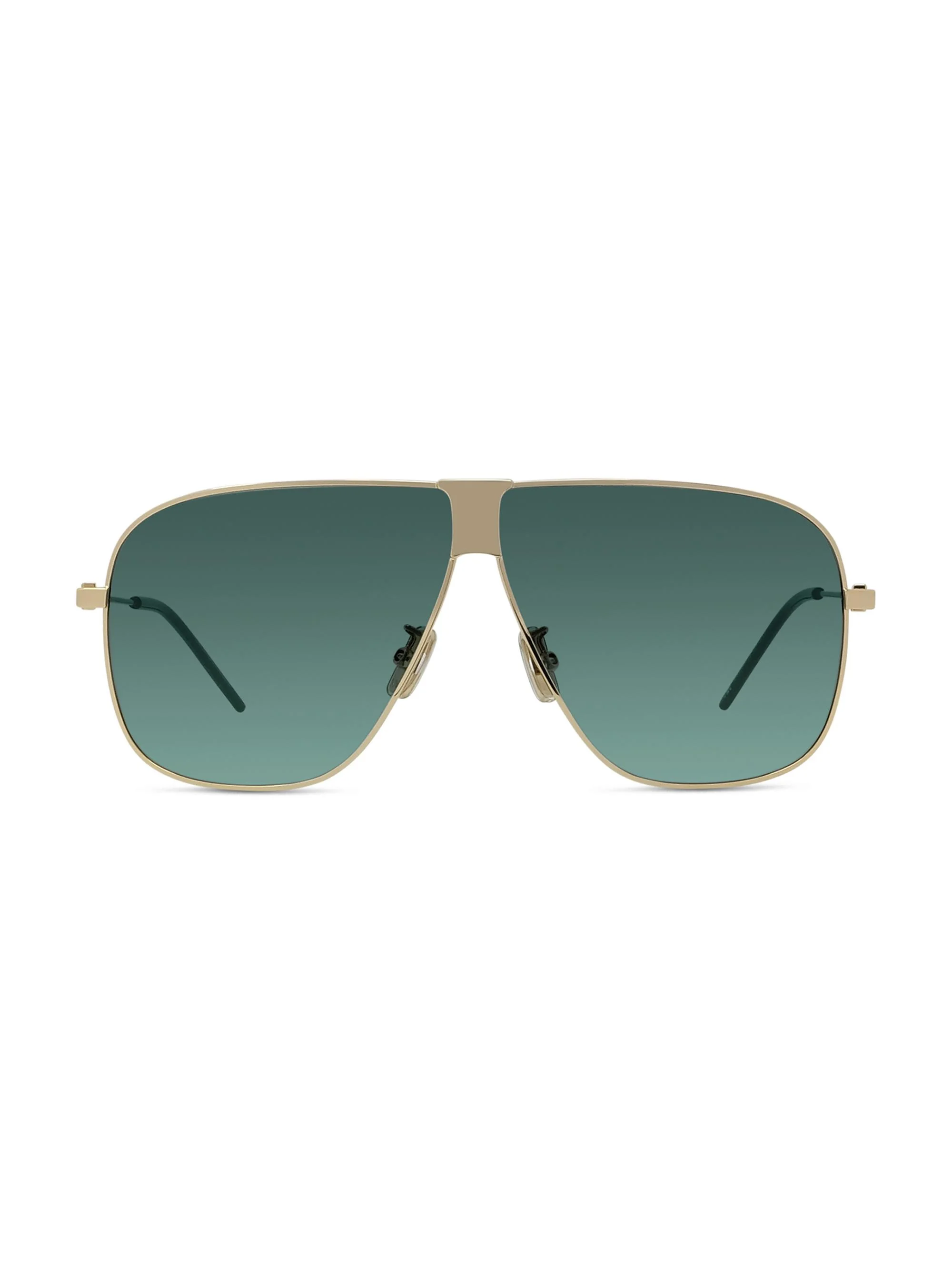 Men's GV Speed 64MM Pilot Sunglasses - Gold Green - 1