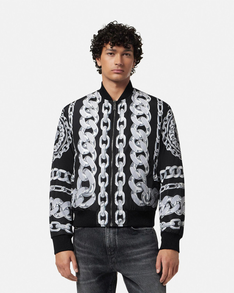 Medusa Chains Reversible Bomber Jacket 6
