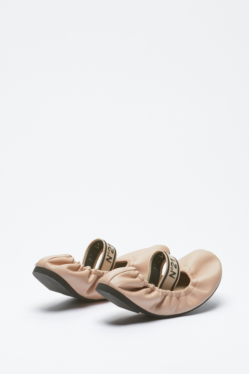 LEATHER BALLET PUMPS 3