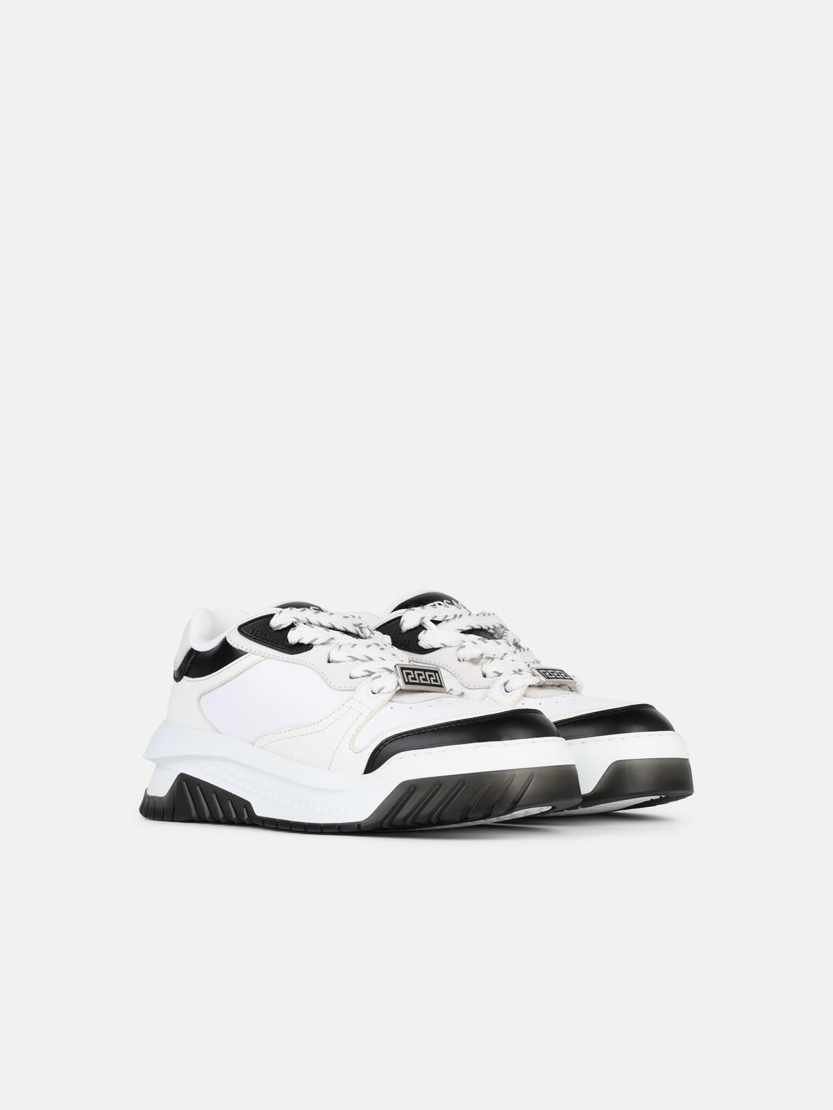 'ODISSERA' WHITE LEATHER SNEAKERS - 2