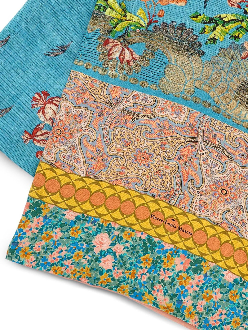 Pierre-Louis Mascia graphic-pattern scarves outlook