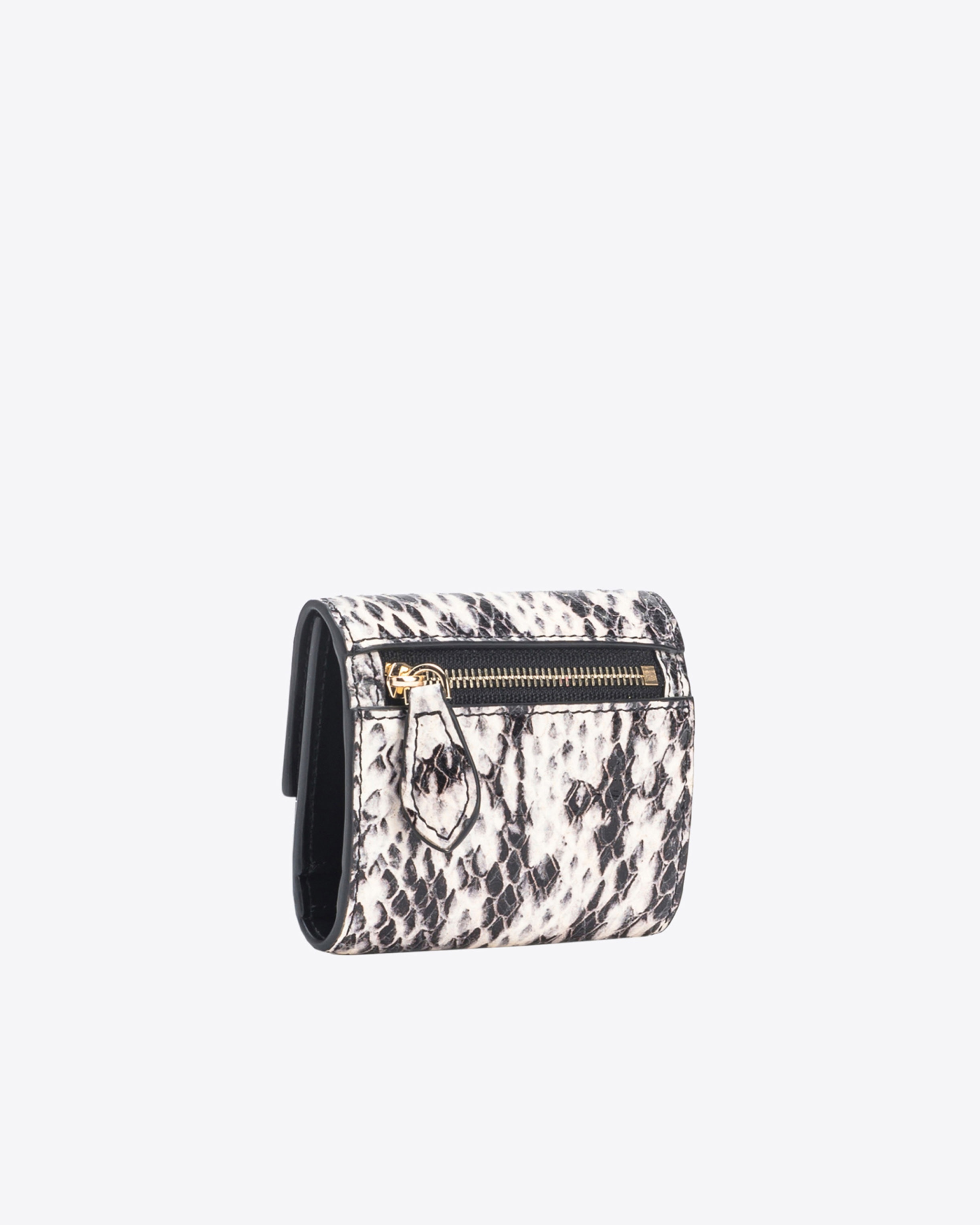 PINKO GALLERIA SMALL WALLET IN REPTILE-PRINT LEATHER - 2