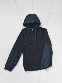 sacai sacai Gonz Multi Patch Plaid Hoodie | REVERSIBLE