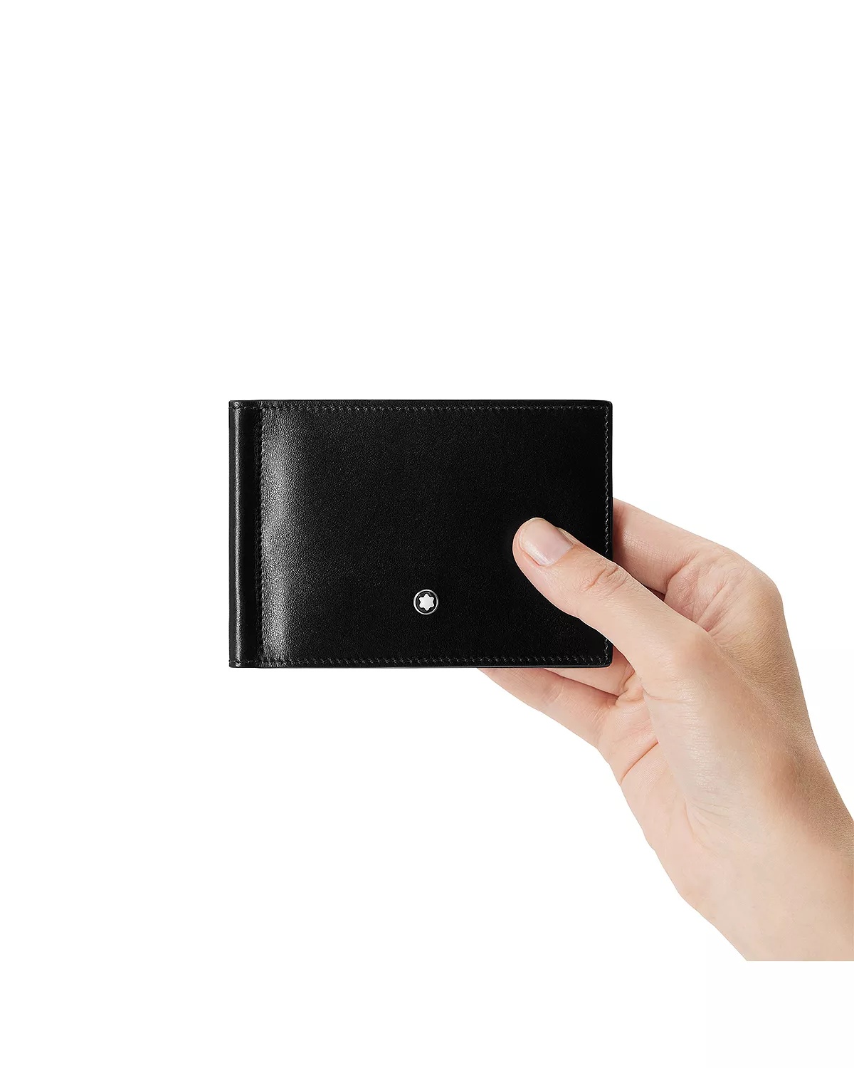 Meisterstück 6cc Leather Money Clip Wallet - 2