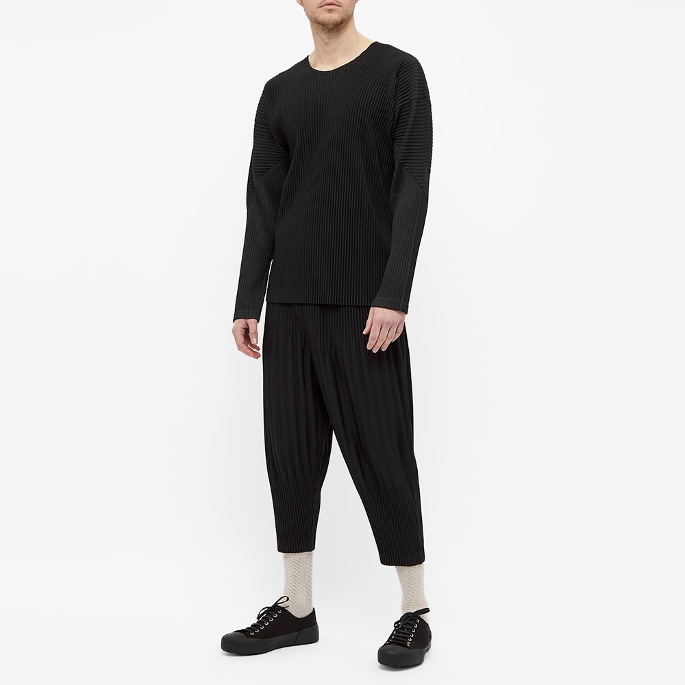 Homme Plissé Issey Miyake Long Sleeve Pleated Tee - 5