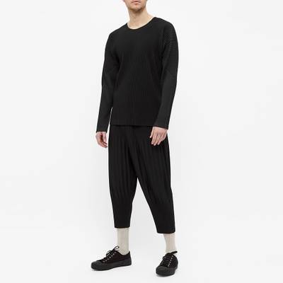 ISSEY MIYAKE Homme Plissé Issey Miyake Long Sleeve Pleated Tee outlook