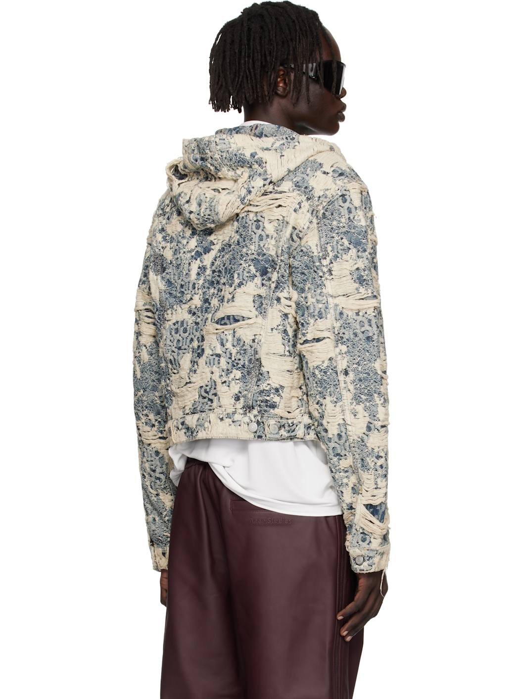 Blue Hood Denim Jacket - 3