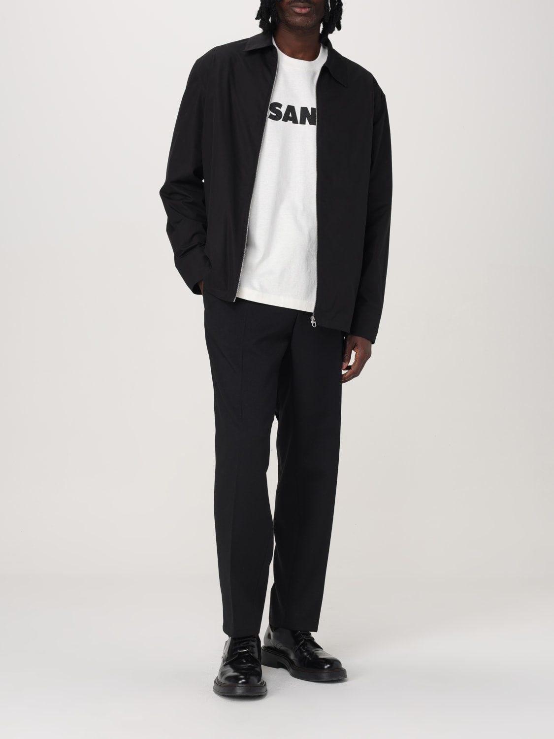 Jil Sander cotton sweater with maxi logo - 2