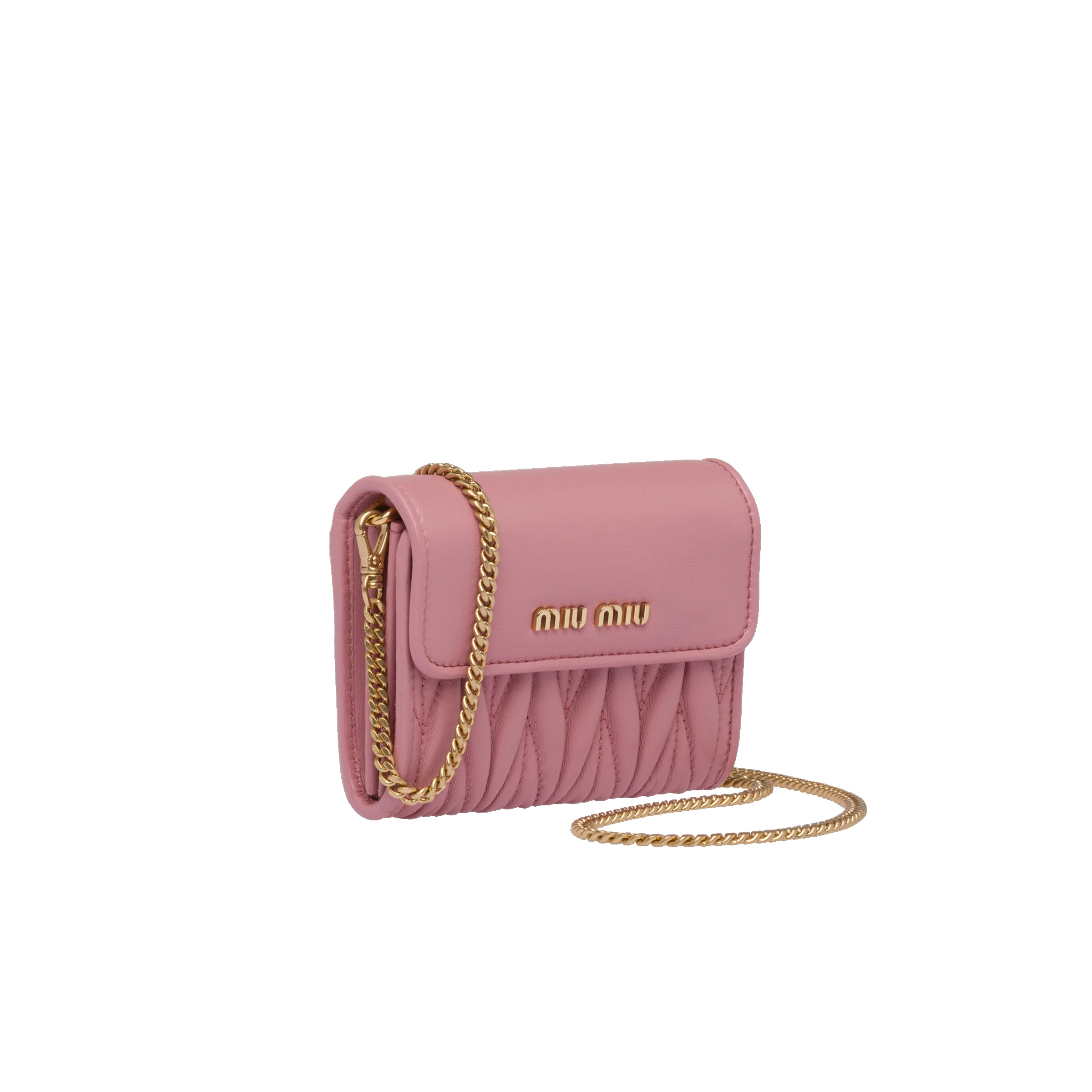 Nappa leather wallet with shoulder strap - 3