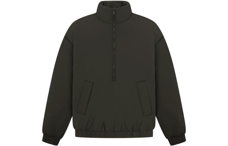 ESSENTIALS Fear of God Essentials SS23 Nylon Puffer Jacket 'Off-Black' FOG-SS23-030 outlook