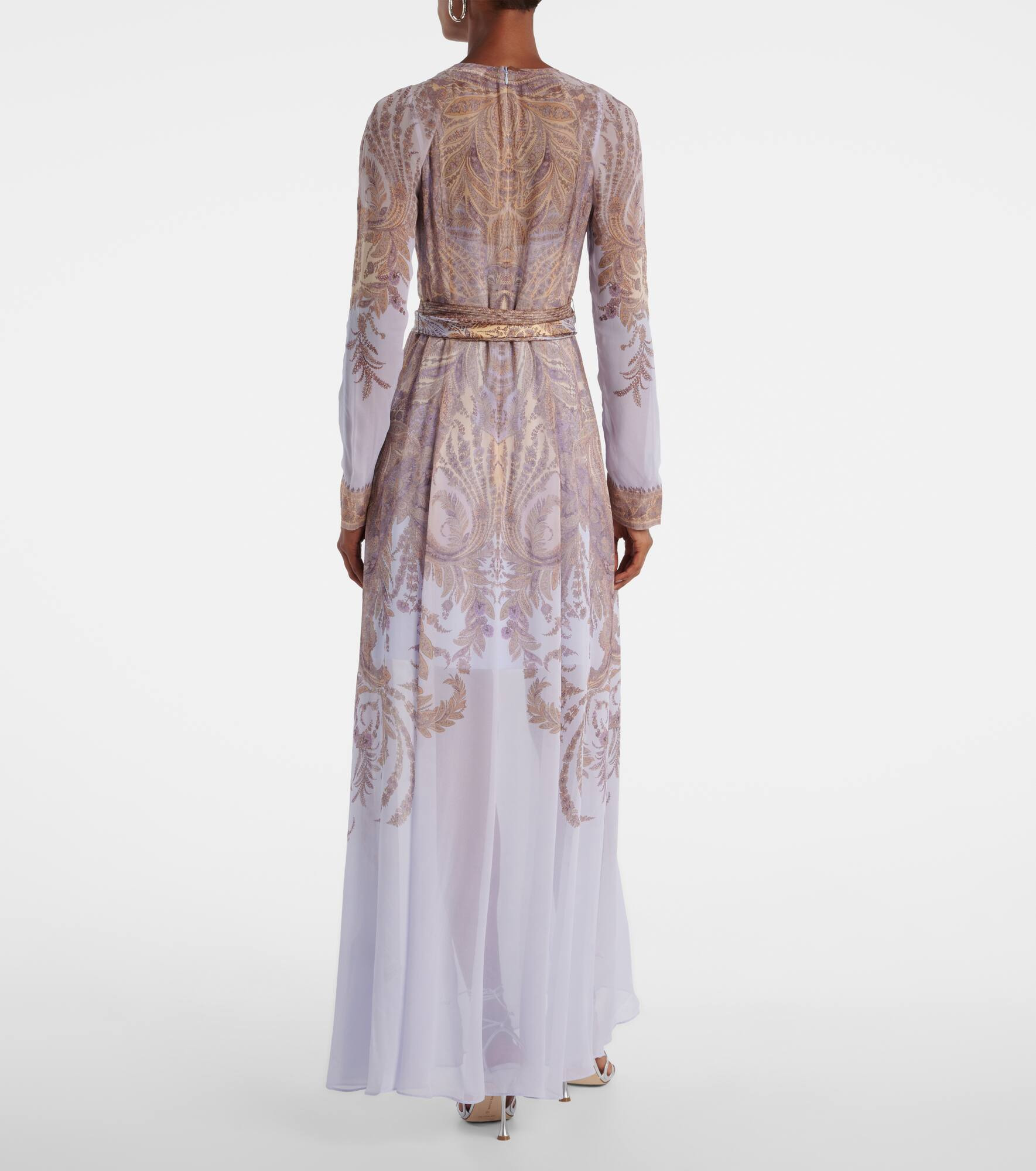 Hypnotic belted paisley maxi dress - 3