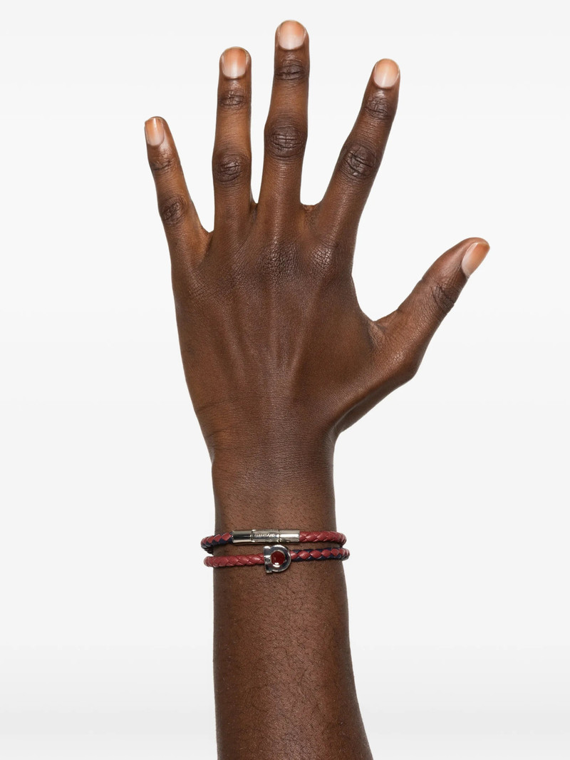 FERRAGAMO Ferragamo Braided Double-wrap Bracelet outlook
