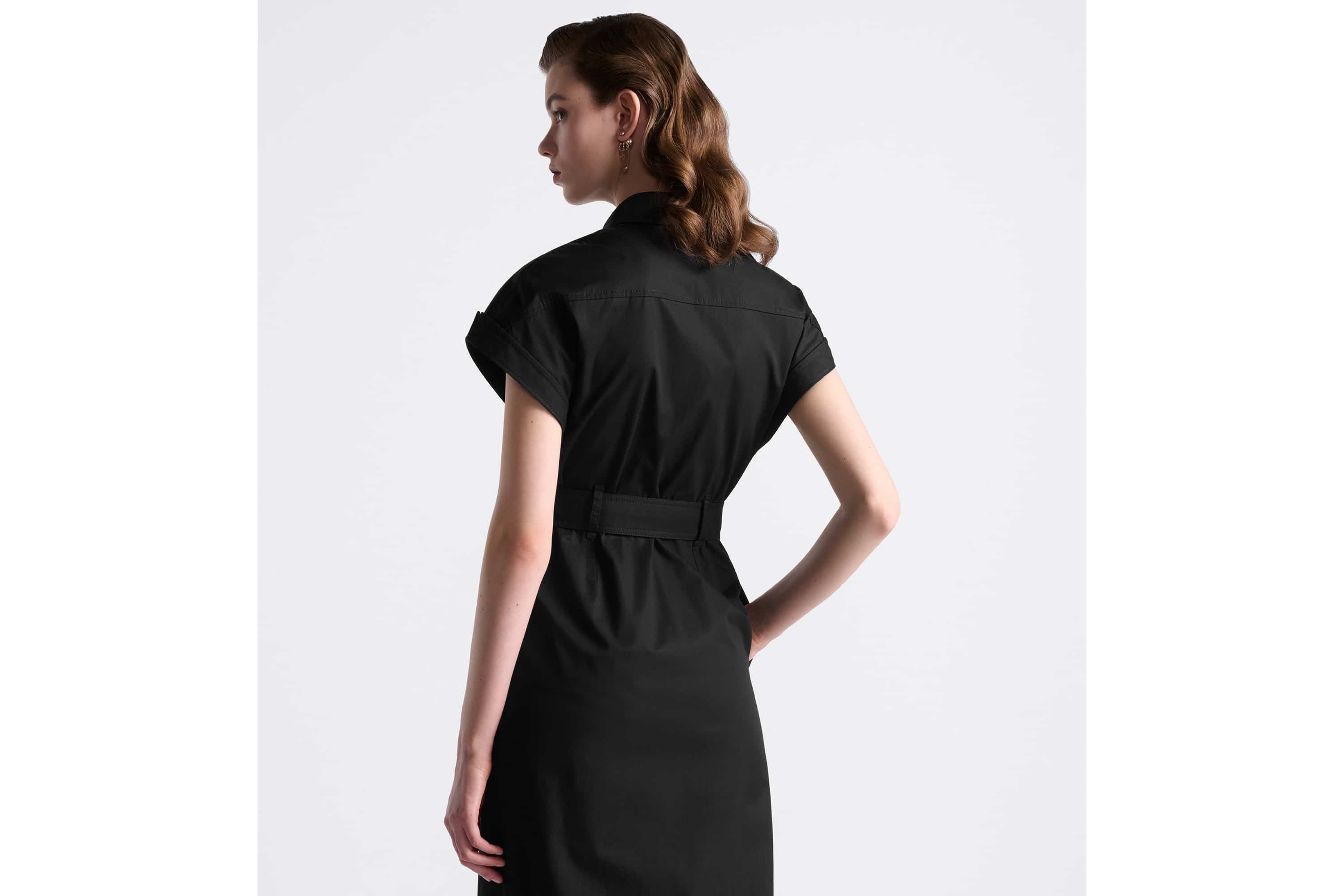 Mid-Length Shirt Dress - 4