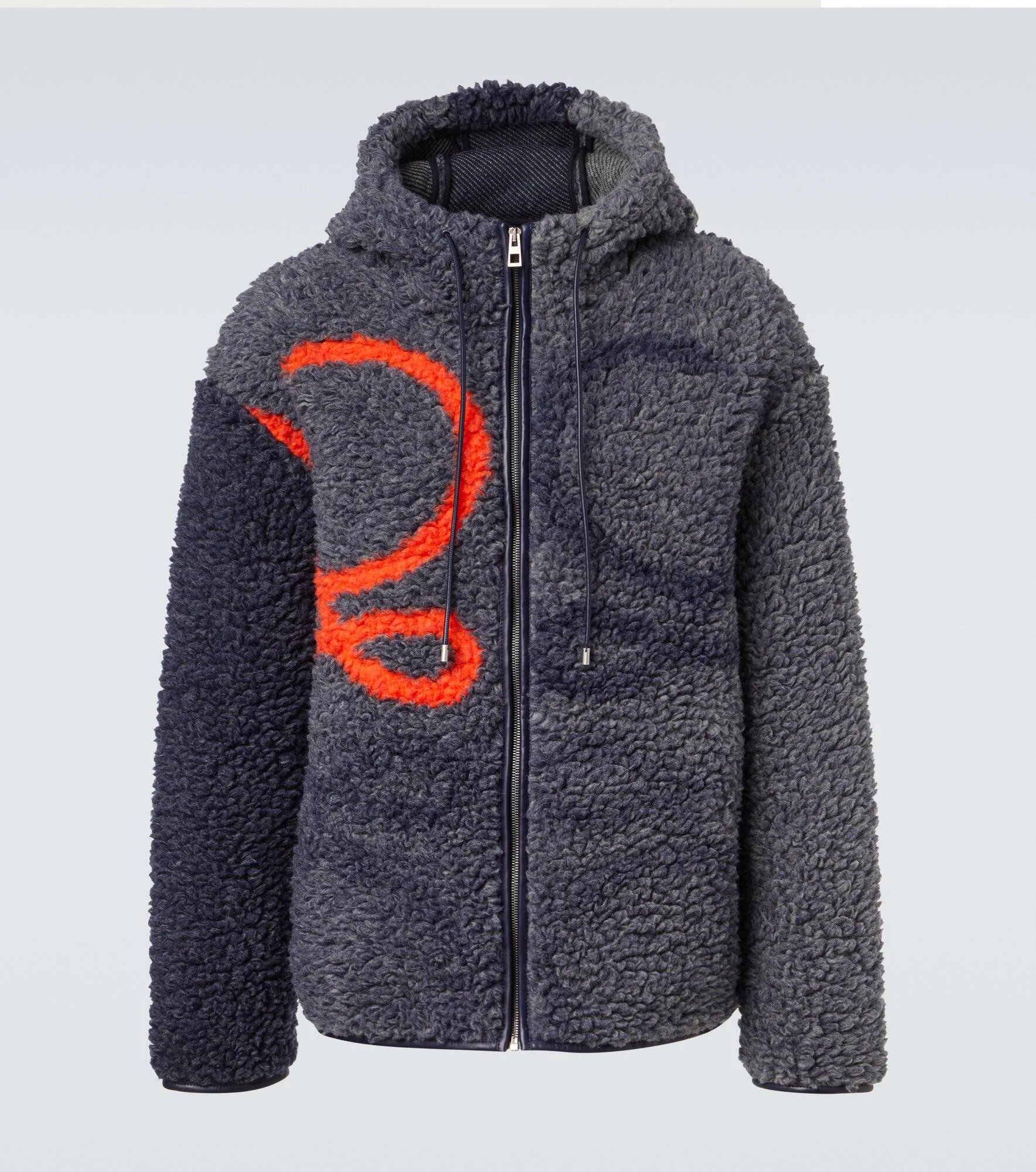 Anagram fleece jacquard jacket - 1