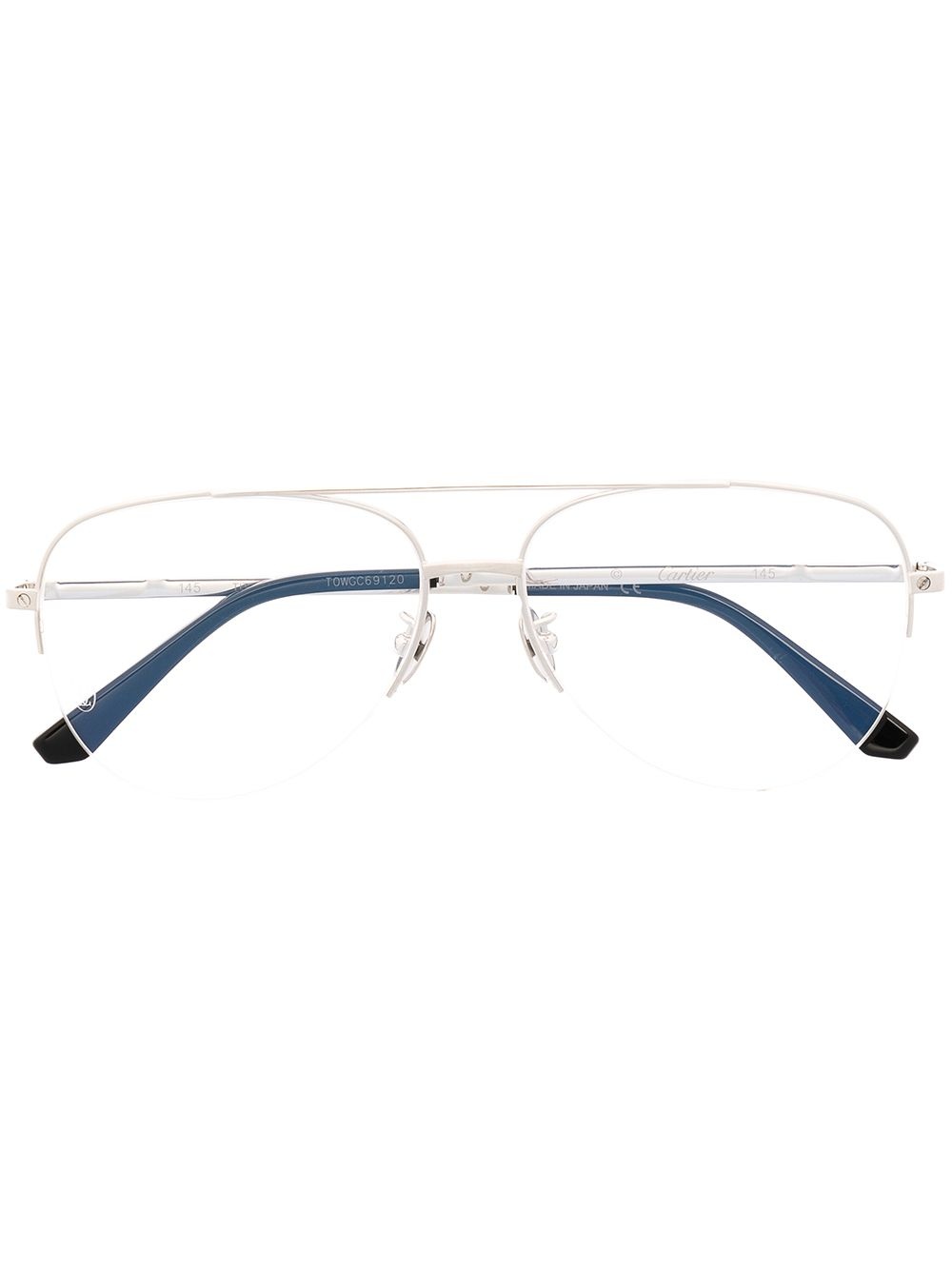 aviator-frame glasses - 1