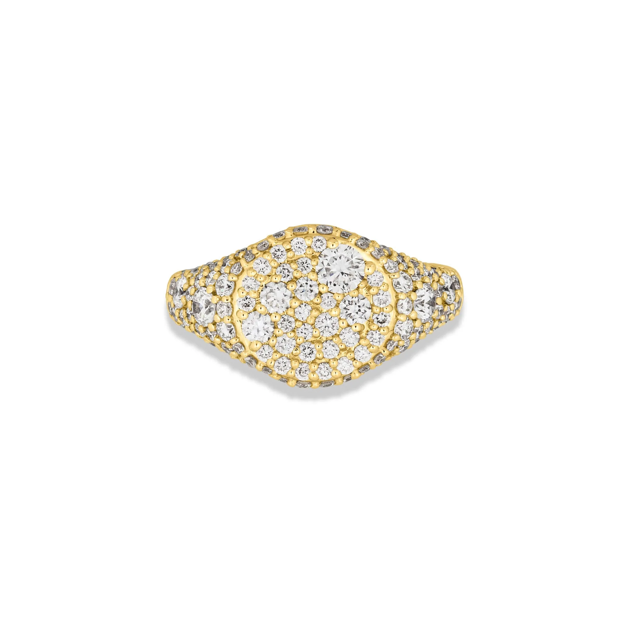 The Standard Diamond Signet Ring - 1