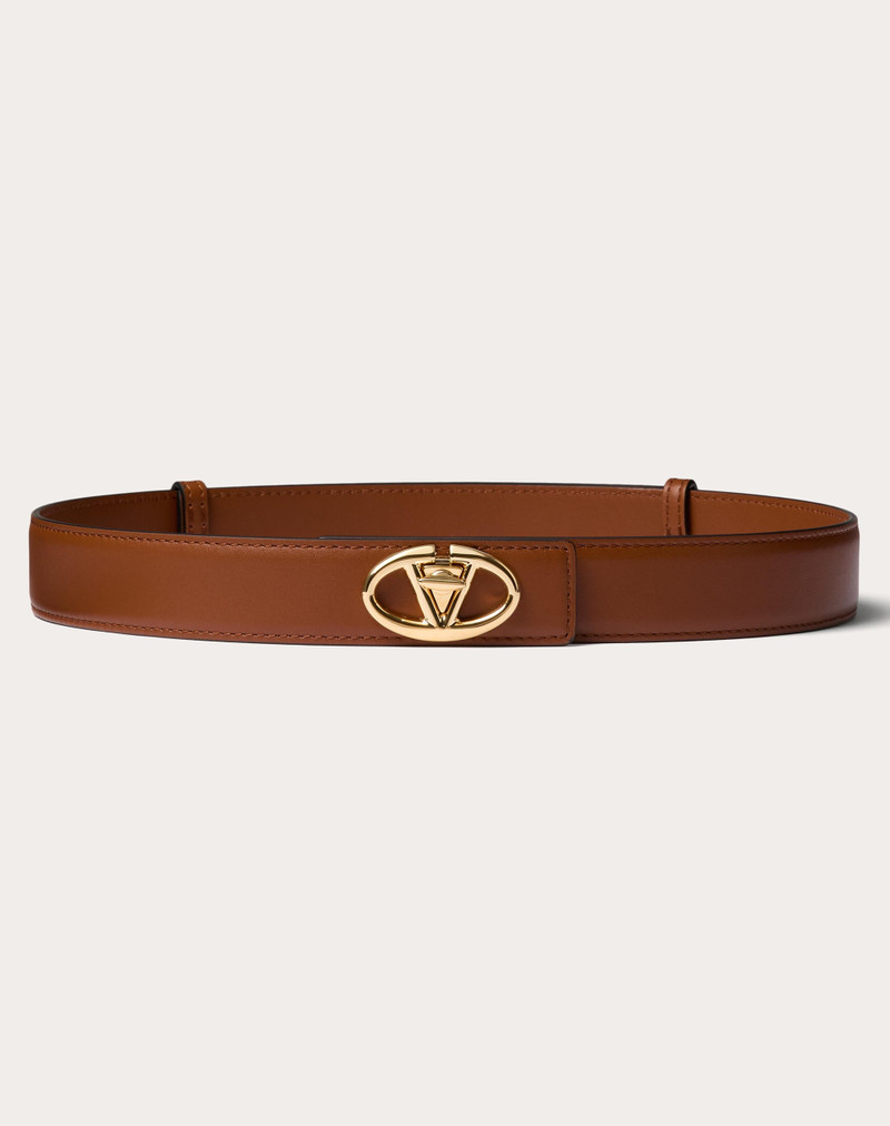 THE BOLD EDITION VLOGO CALFSKIN BELT 30 MM - 1