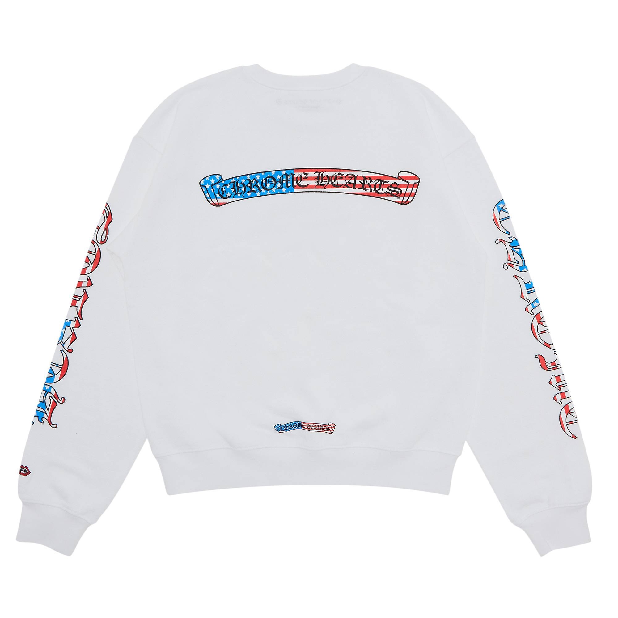 Chrome Hearts Matty Boy America Crewneck Sweatshirt 'White' - 2