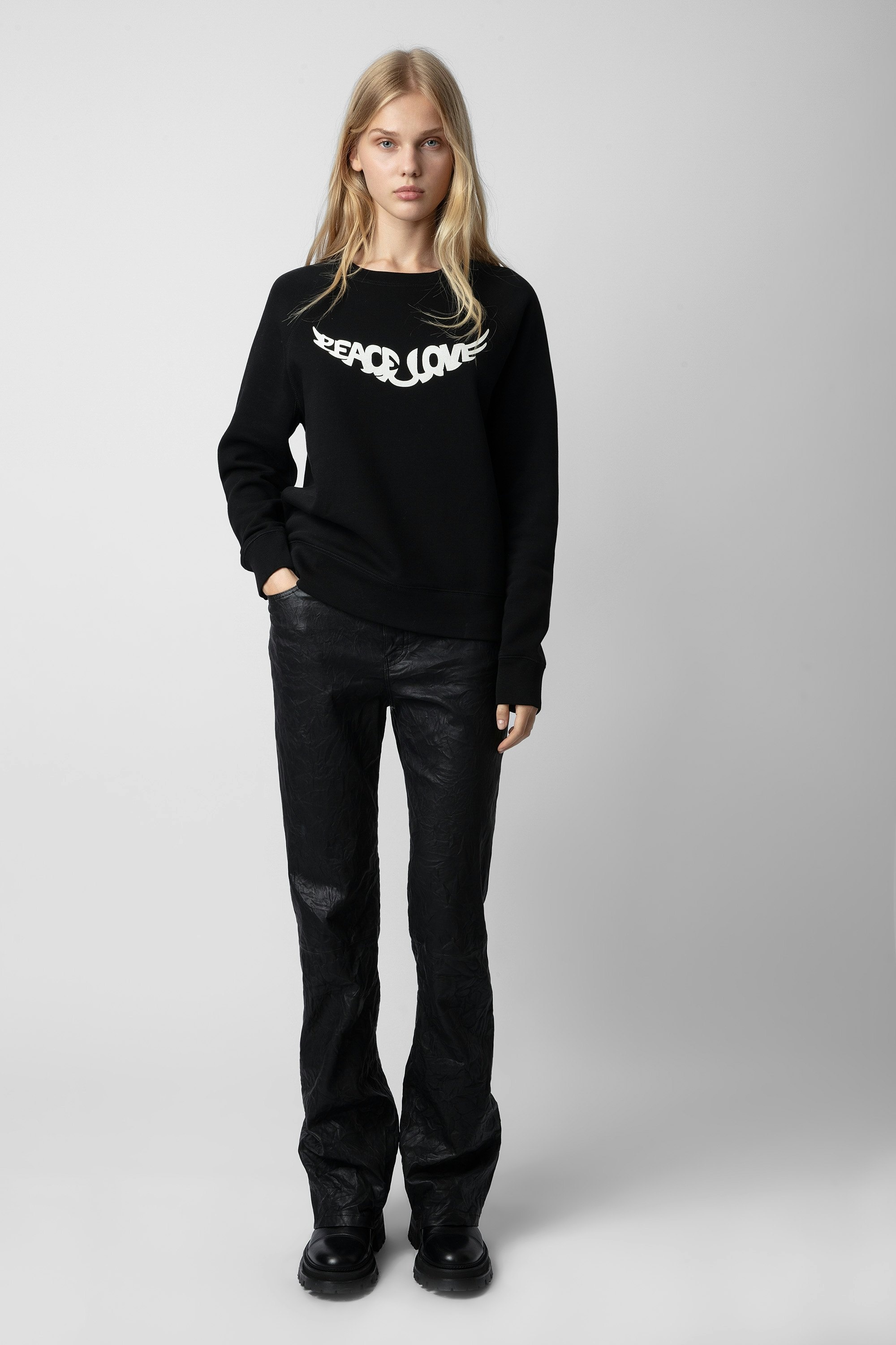 Upper Peace & Love Sweatshirt - 4