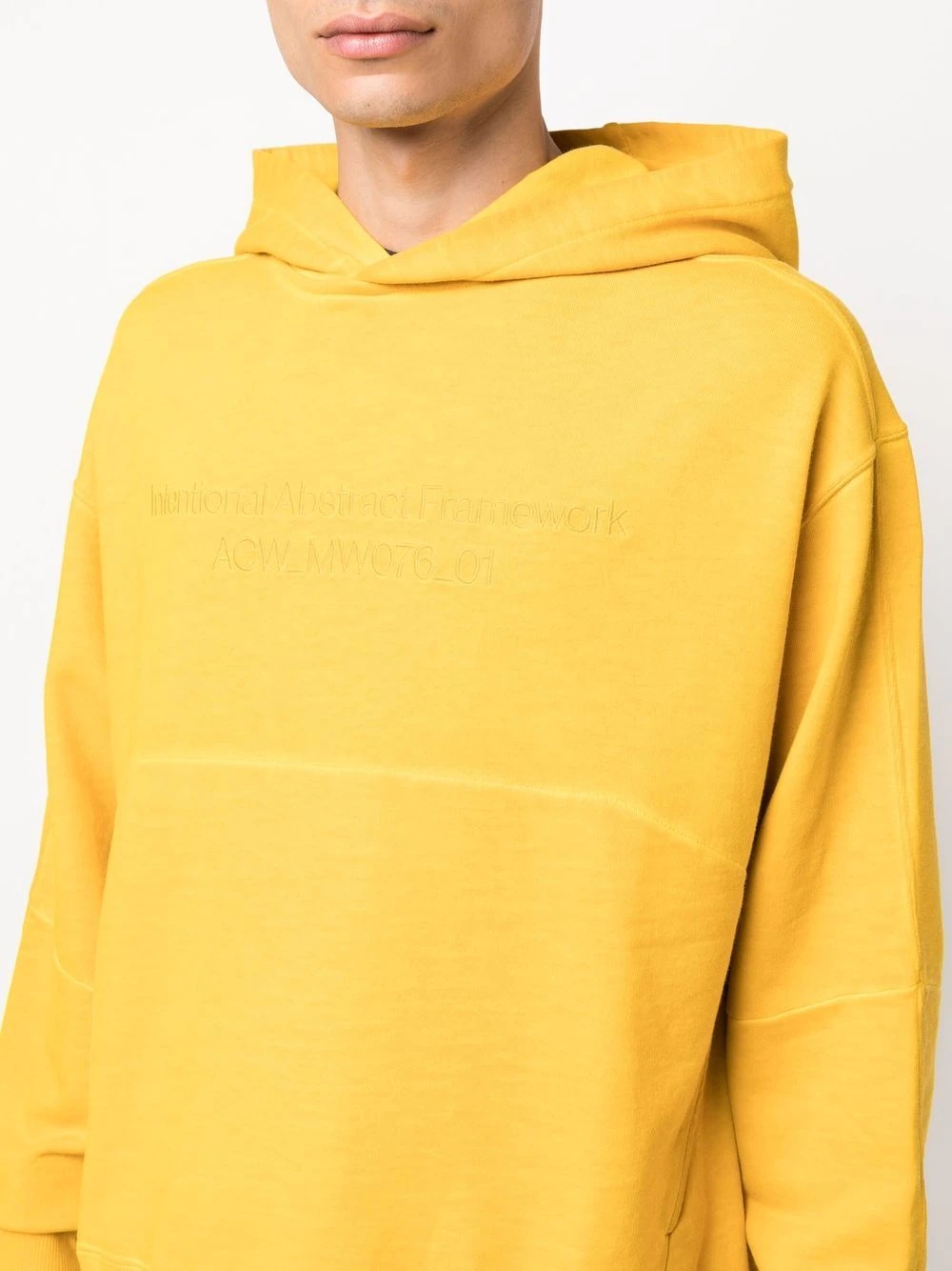 logo-embroidered cotton hoodie - 5